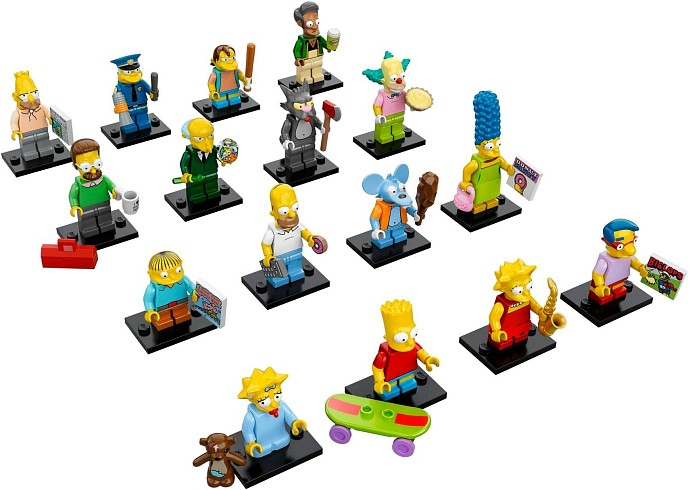 LEGO Minifigurky 71005-17 Simpson - kompletní kolekce
