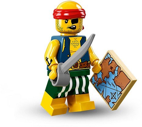 LEGO Minifigurky 71013-09 16.série - Pirát