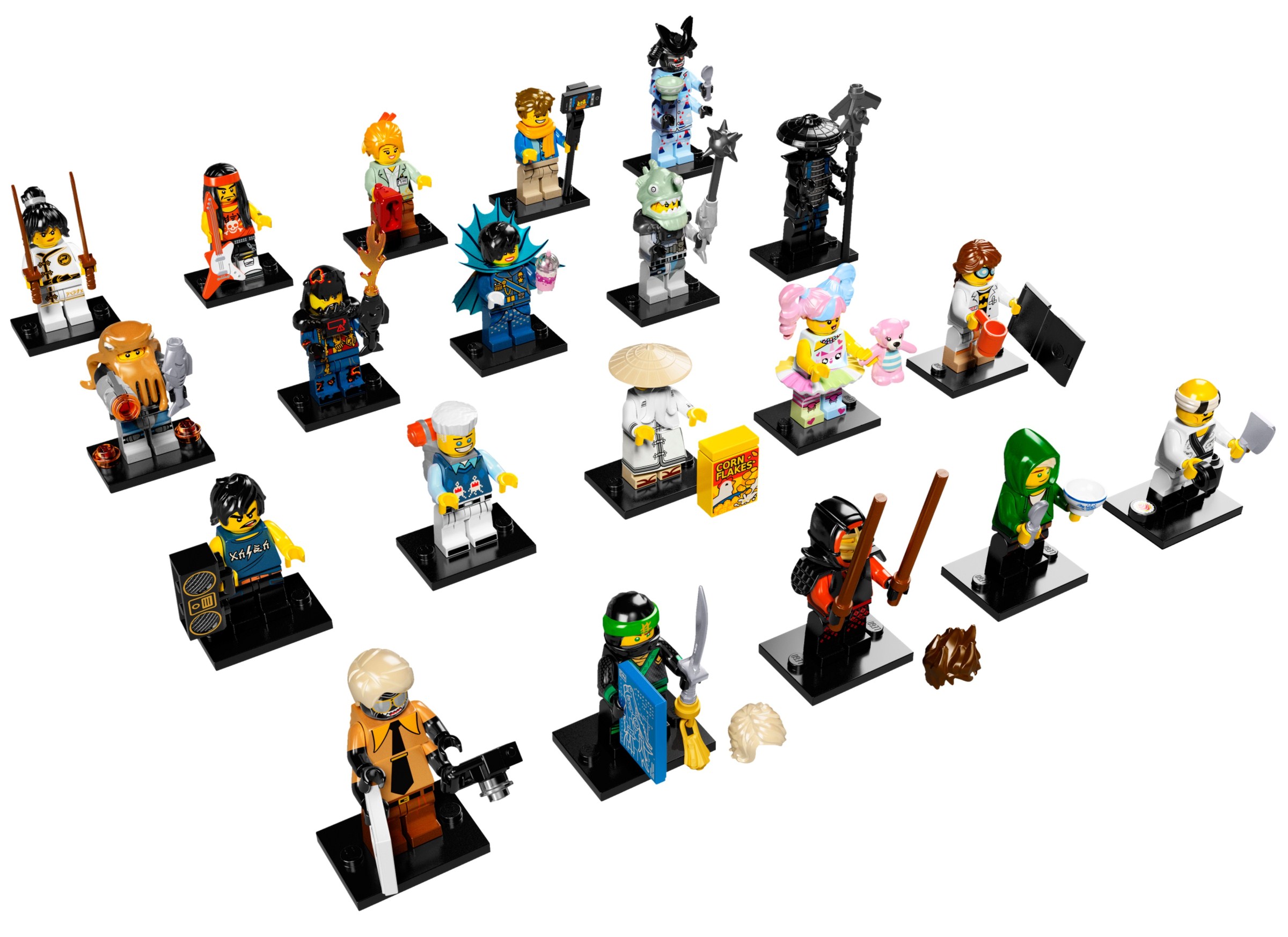 LEGO Minifigurky 71019 18. série Ninjago movie