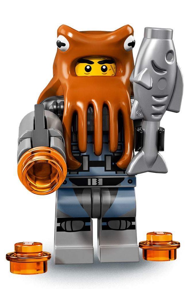 LEGO Minifigurky 71019 Ninjago movie - Shark Army Octopus