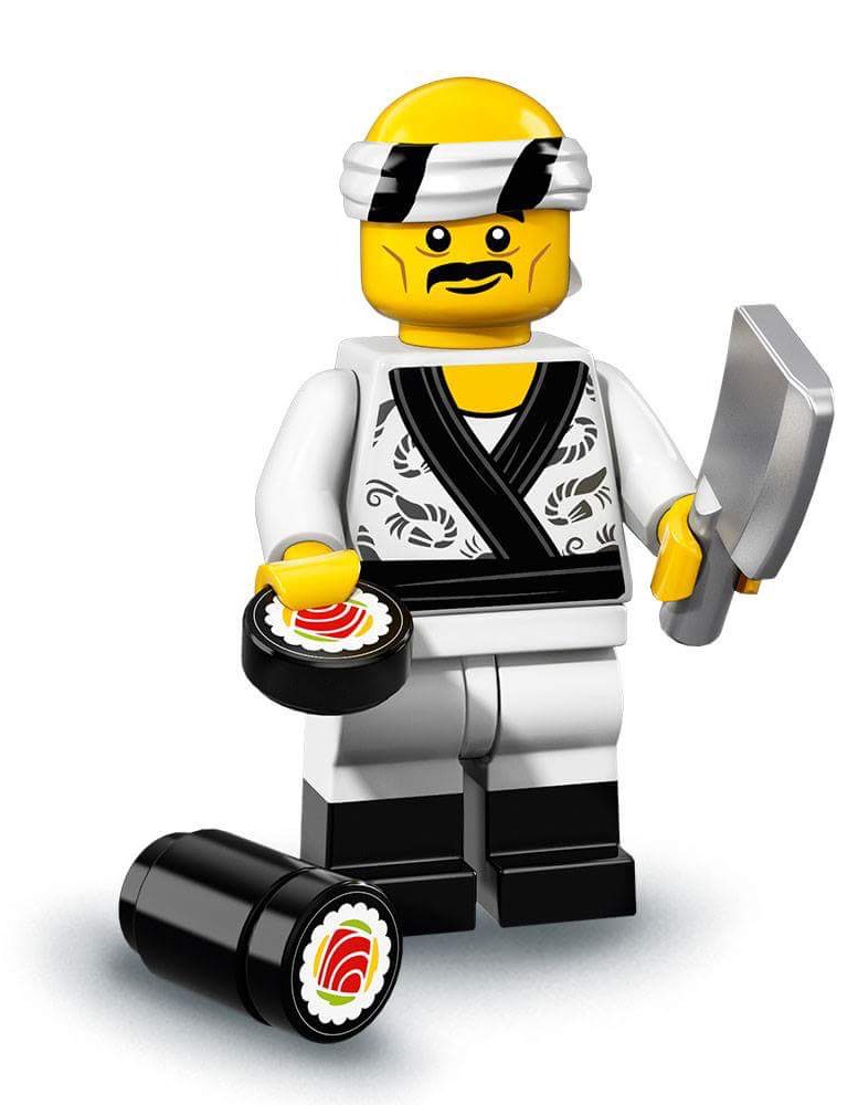 LEGO Minifigurky 71019 Ninjago movie - Sushi Chef