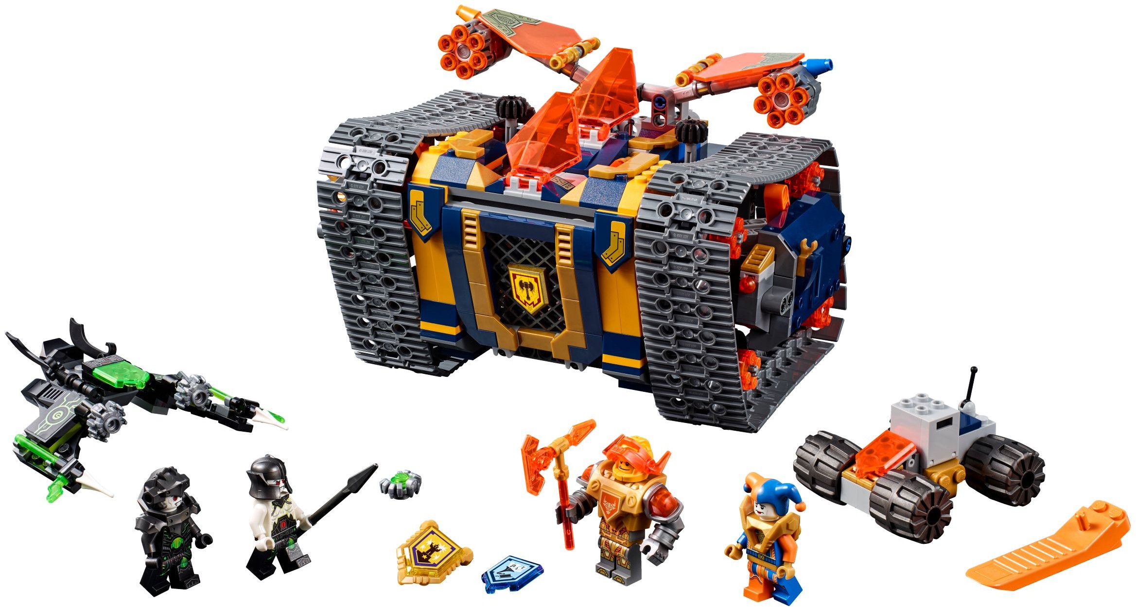 LEGO Nexo Knights 72006 Axlův arzenál na kolečkách
