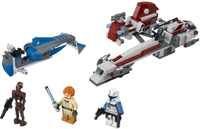 LEGO Star Wars 75012 BARC Speeder with Sidecar