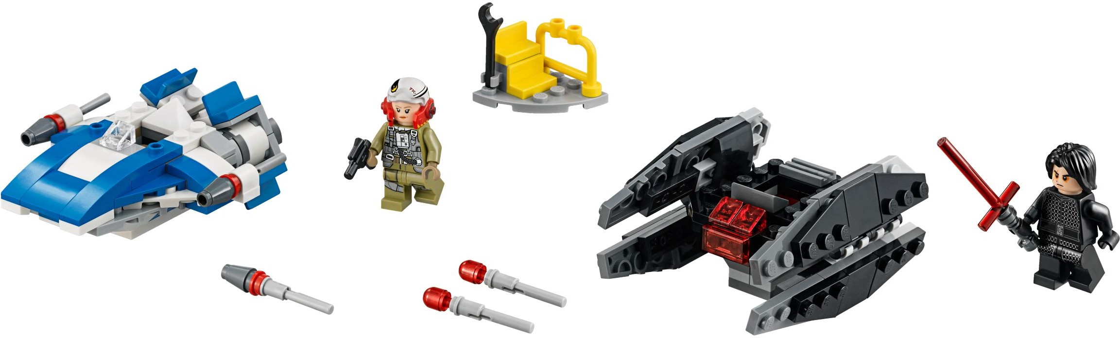 LEGO Star Wars 75196 Mikrostíhačka A-Wing vs. Mikrostíhačka TIE Silencer
