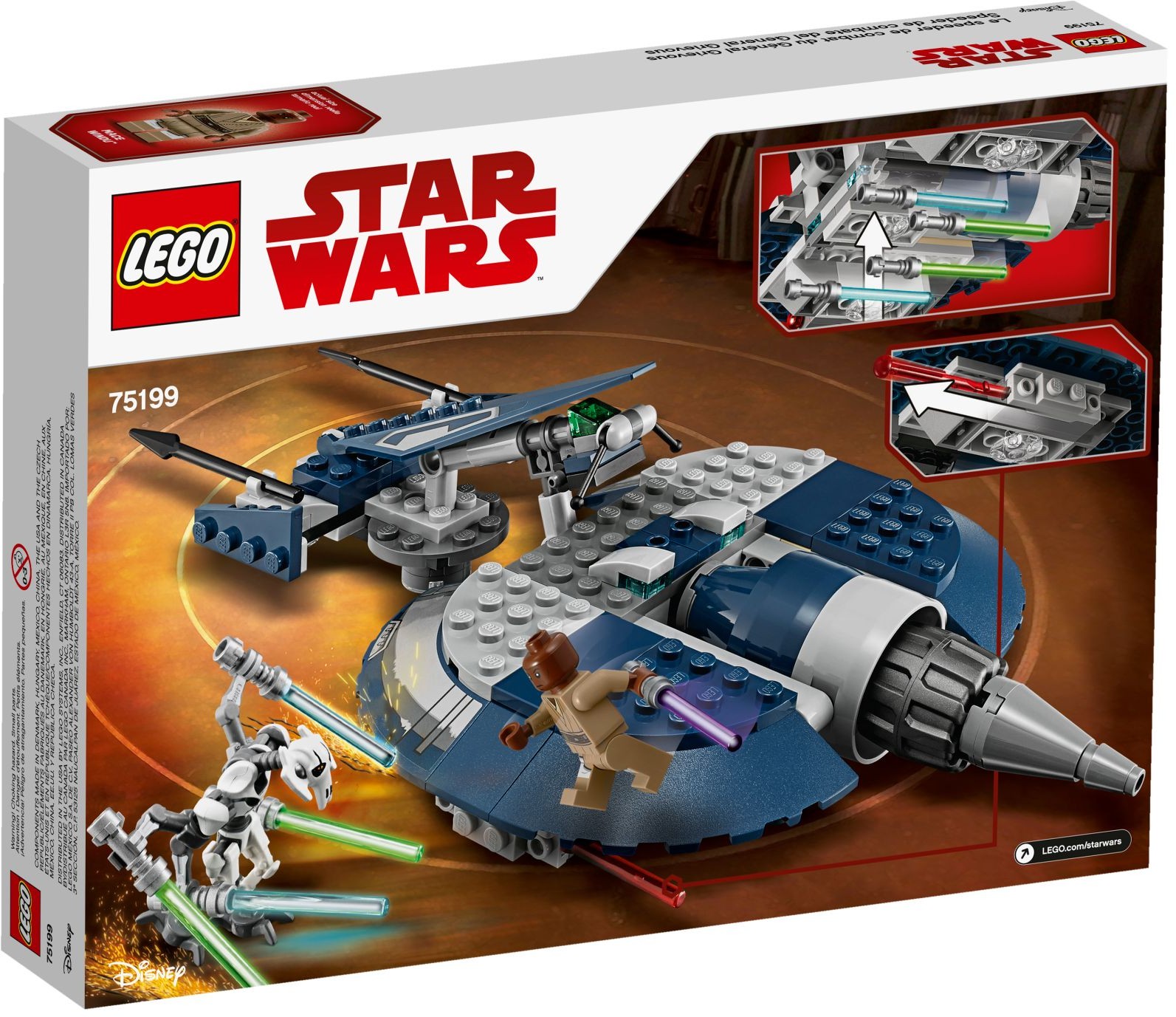 LEGO Star Wars 75199 Bojový spídr generála Grievouse