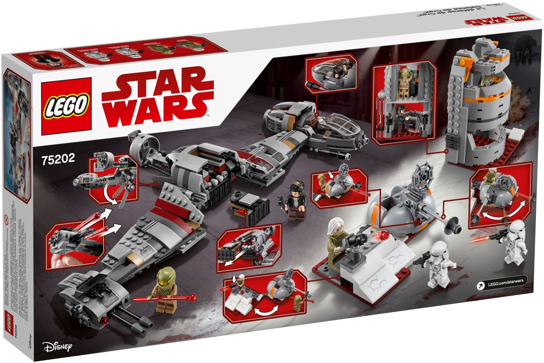 LEGO Star Wars 75202 Obrana planety Crait