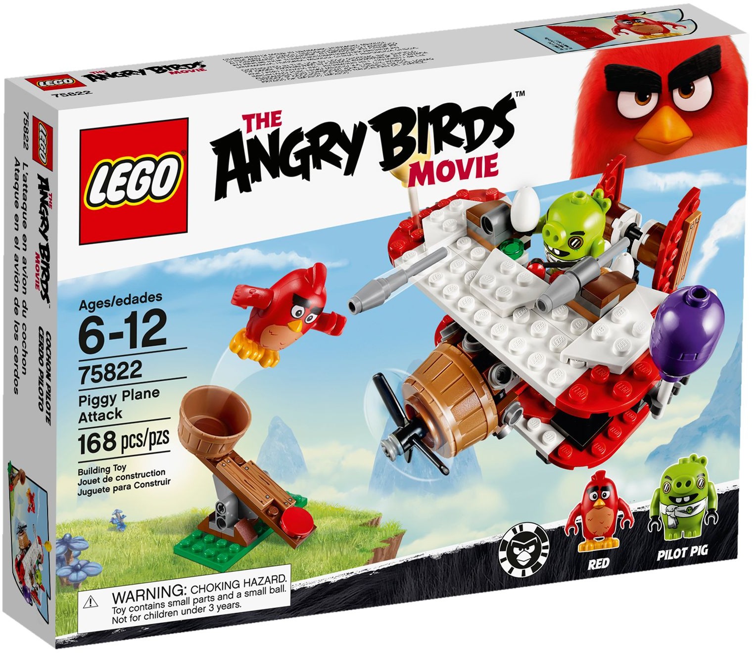 LEGO Angry Birds 75822 Piggyho letadlový útok