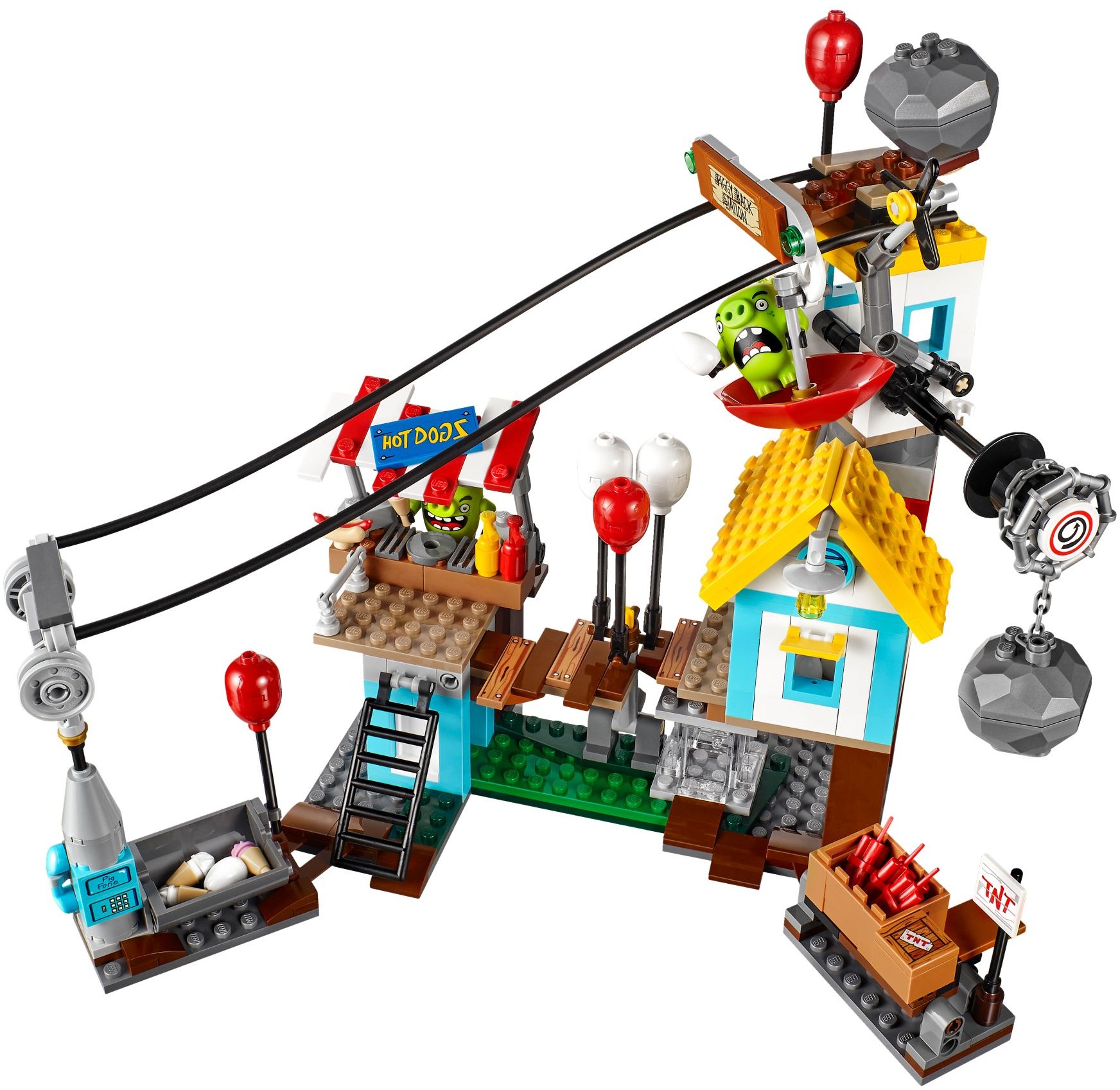 LEGO Angry Birds 75824 Bourání v Prasečím městě