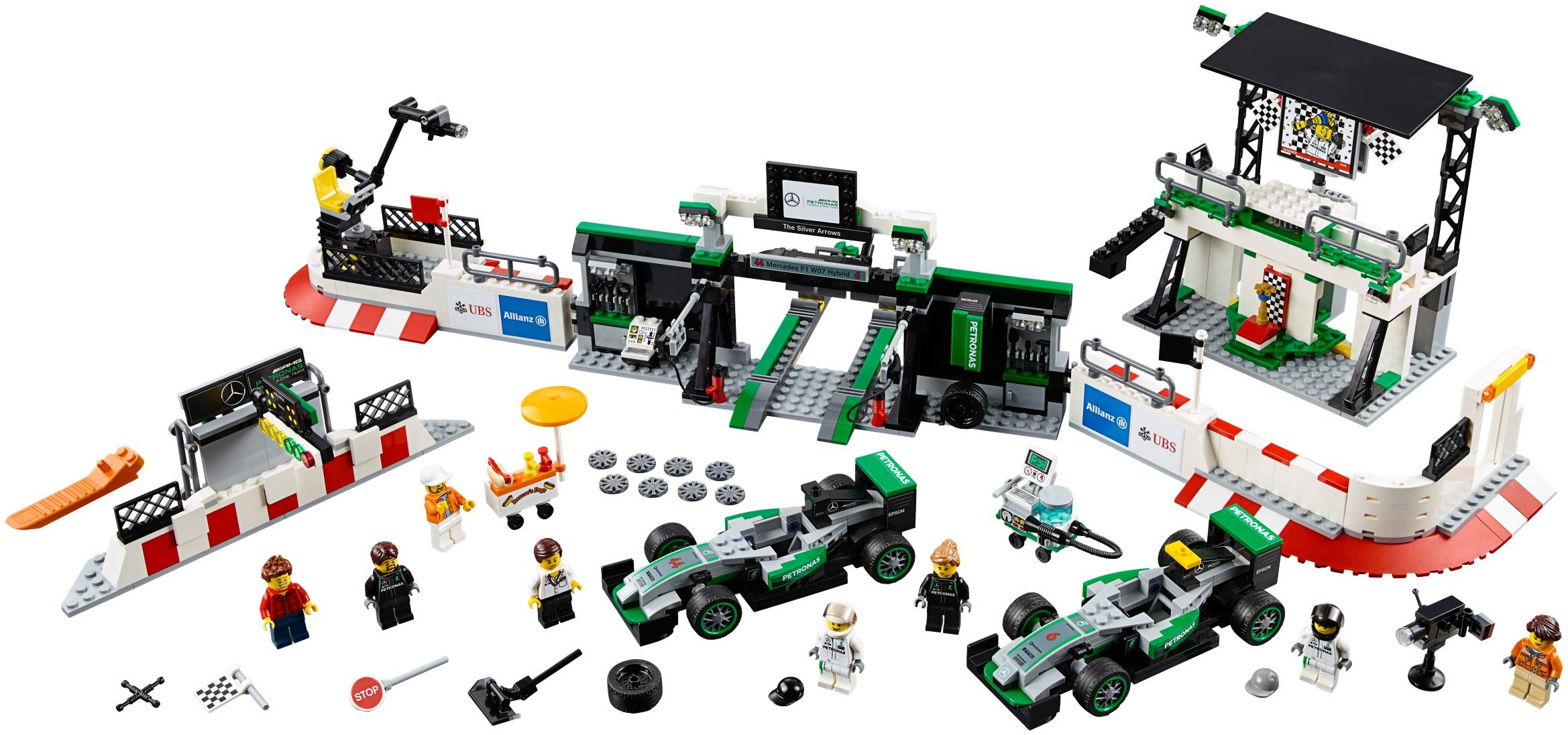 LEGO Speed Champions 75883 MERCEDES AMG PETRONAS Formula One Team