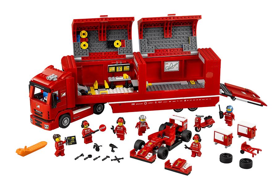 LEGO Speed Champions 75913 Kamión pro vůz F14 T týmu Scuderia Ferrari
