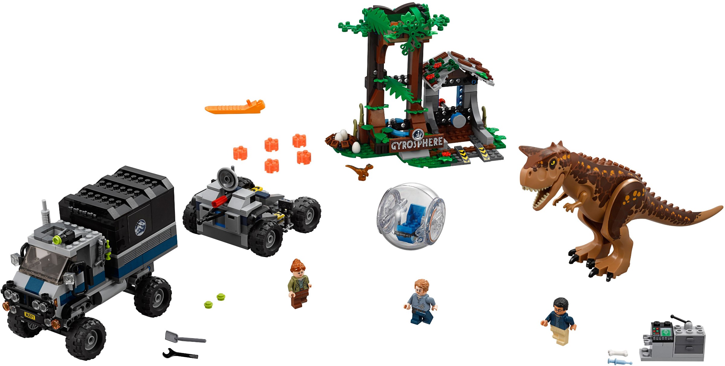 LEGO Jurassic World 75929 Útěk před Carnotaurem v Gyrosféře
