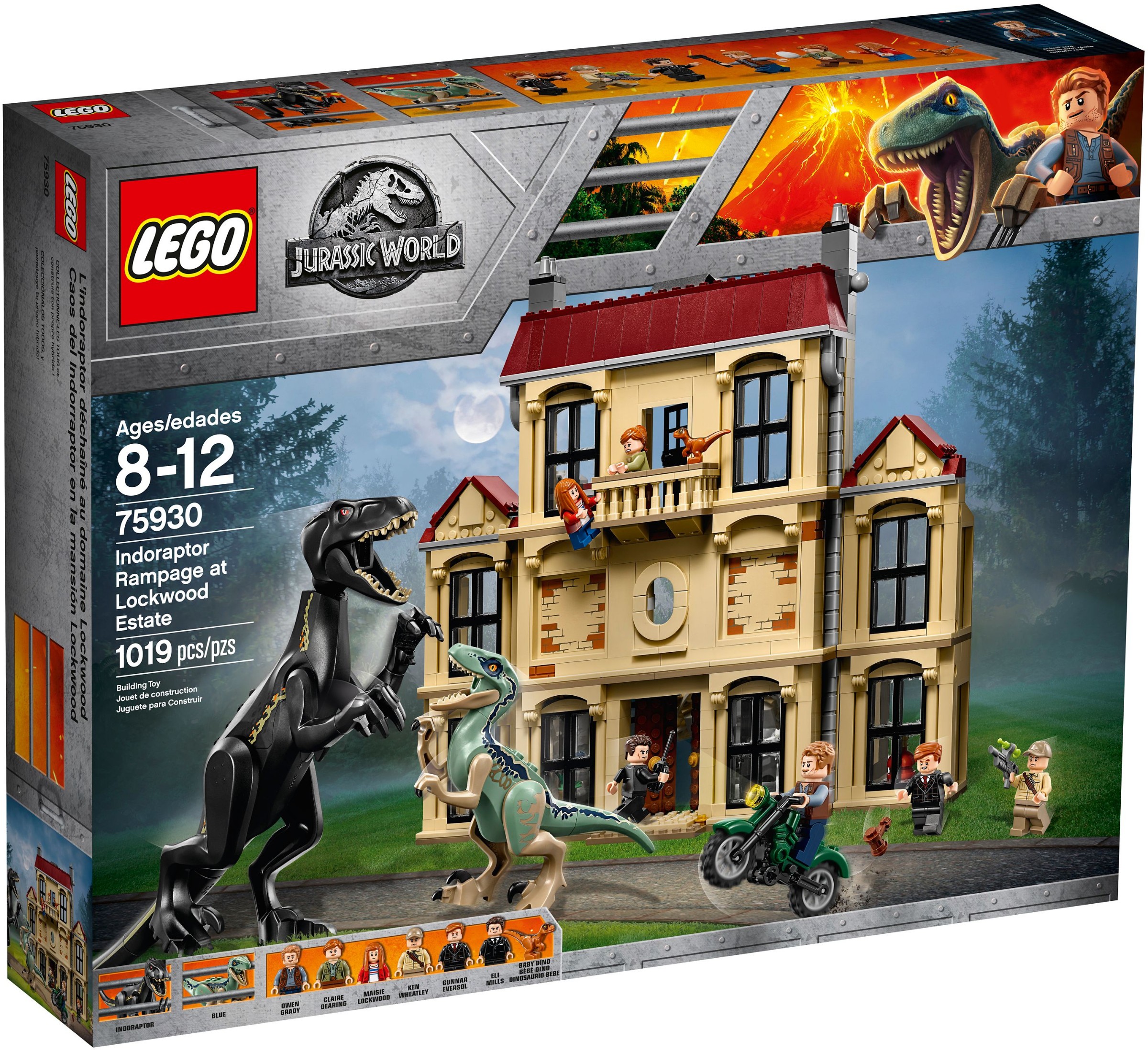 LEGO Jurassic World 75930 Řádění Indoraptora v Lockwoodově sídle