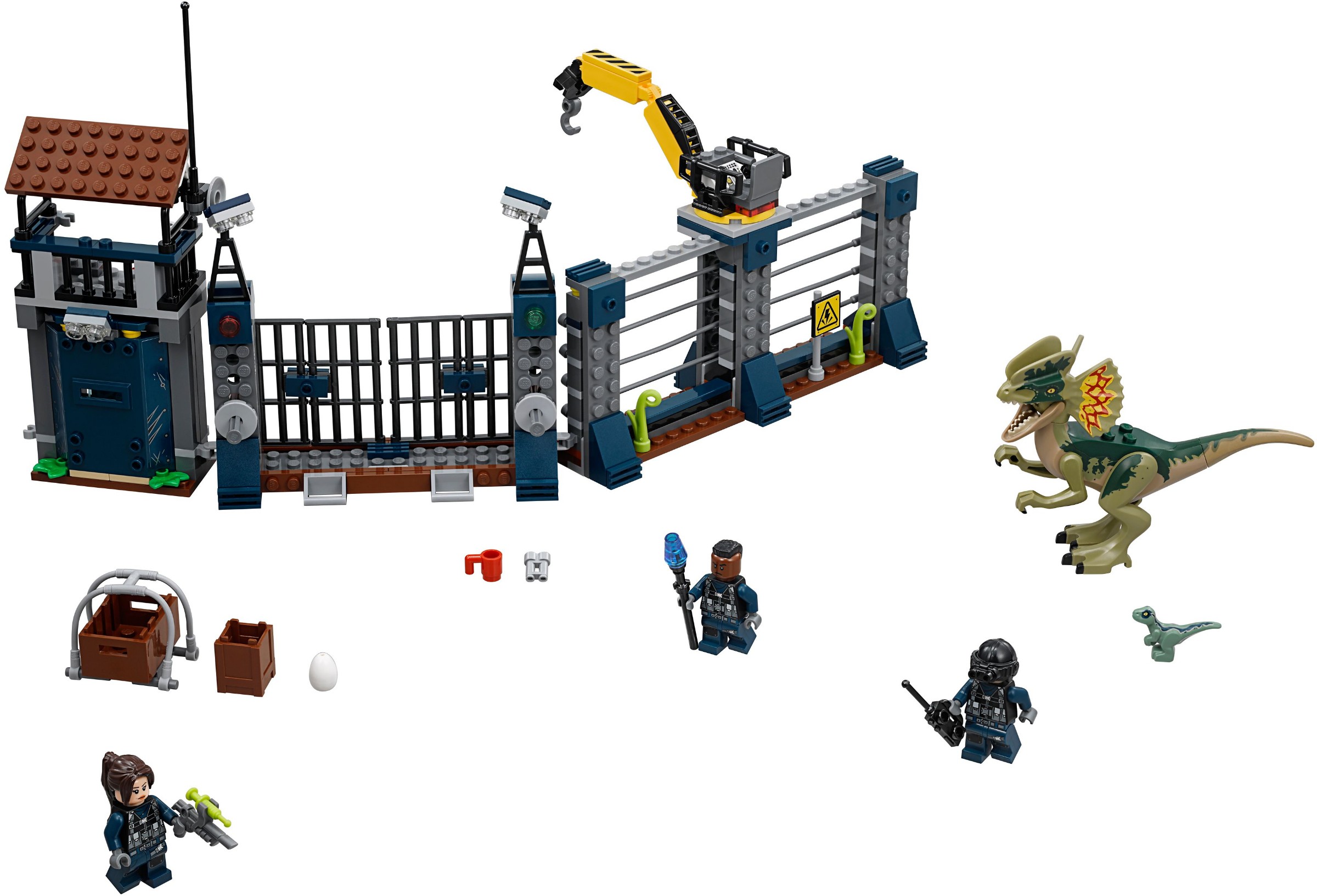 LEGO Jurassic World 75931 Útok Dilophosaura na hlídku