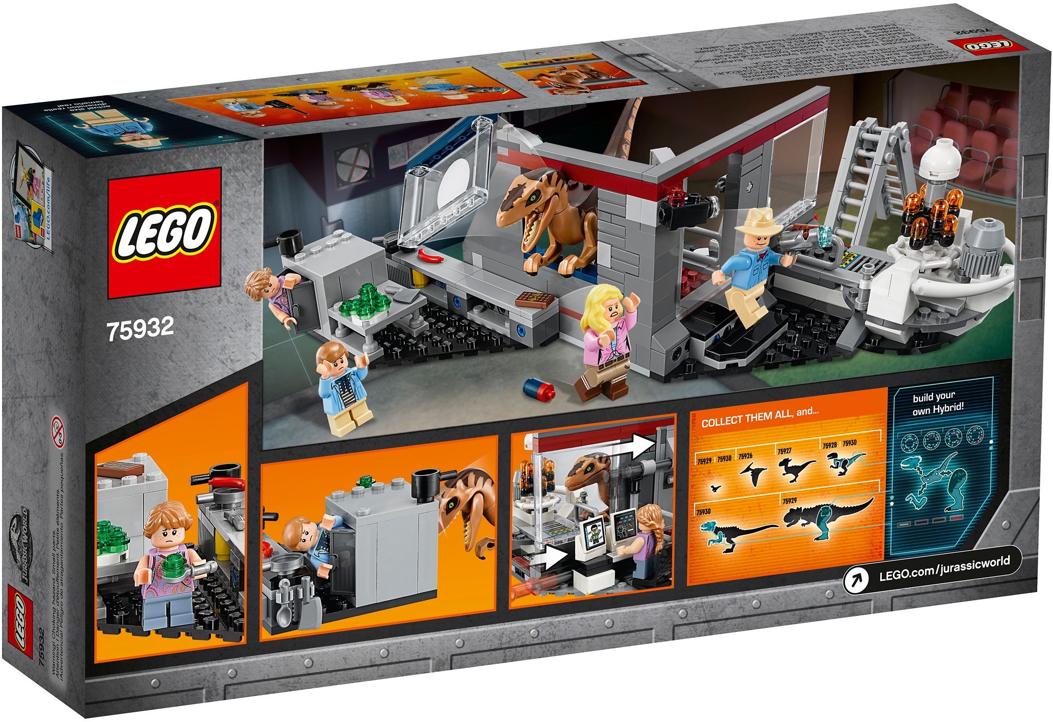 LEGO Jurassic World 75932 Jurský park: hon na Velociraptora
