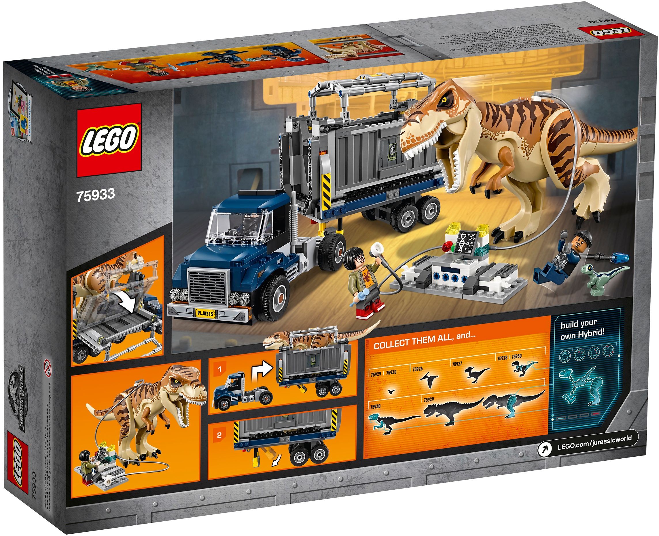 LEGO Jurassic World 75933 Přeprava T-Rexe