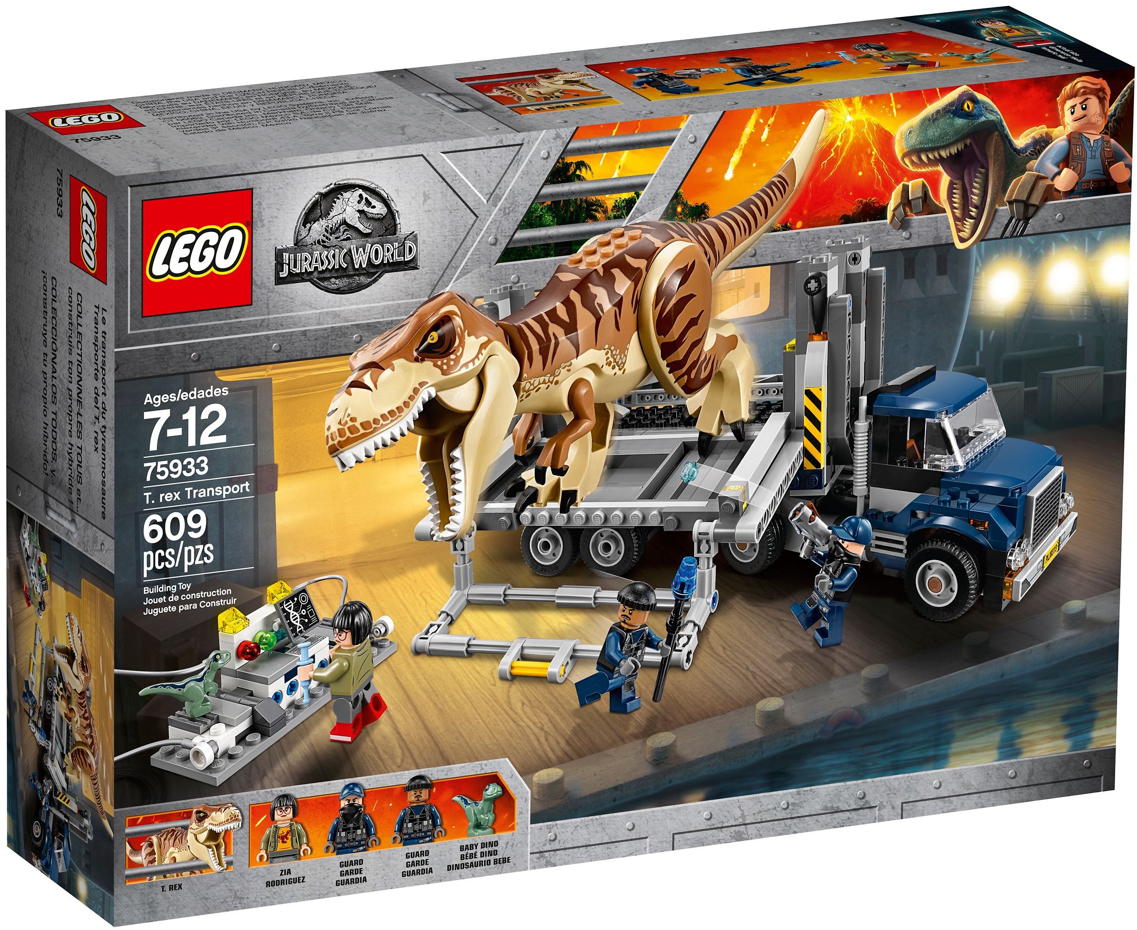 LEGO Jurassic World 75933 Přeprava T-Rexe