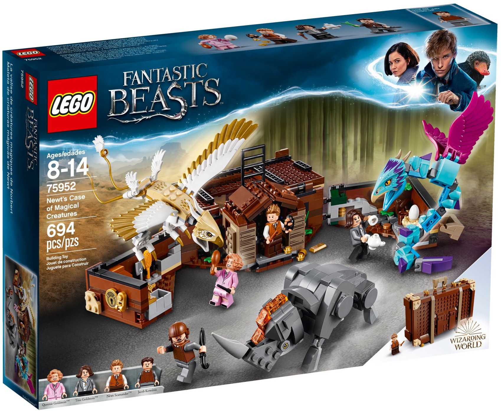 LEGO Harry Potter 75952 Mlokův kufr plný kouzelných tvorů