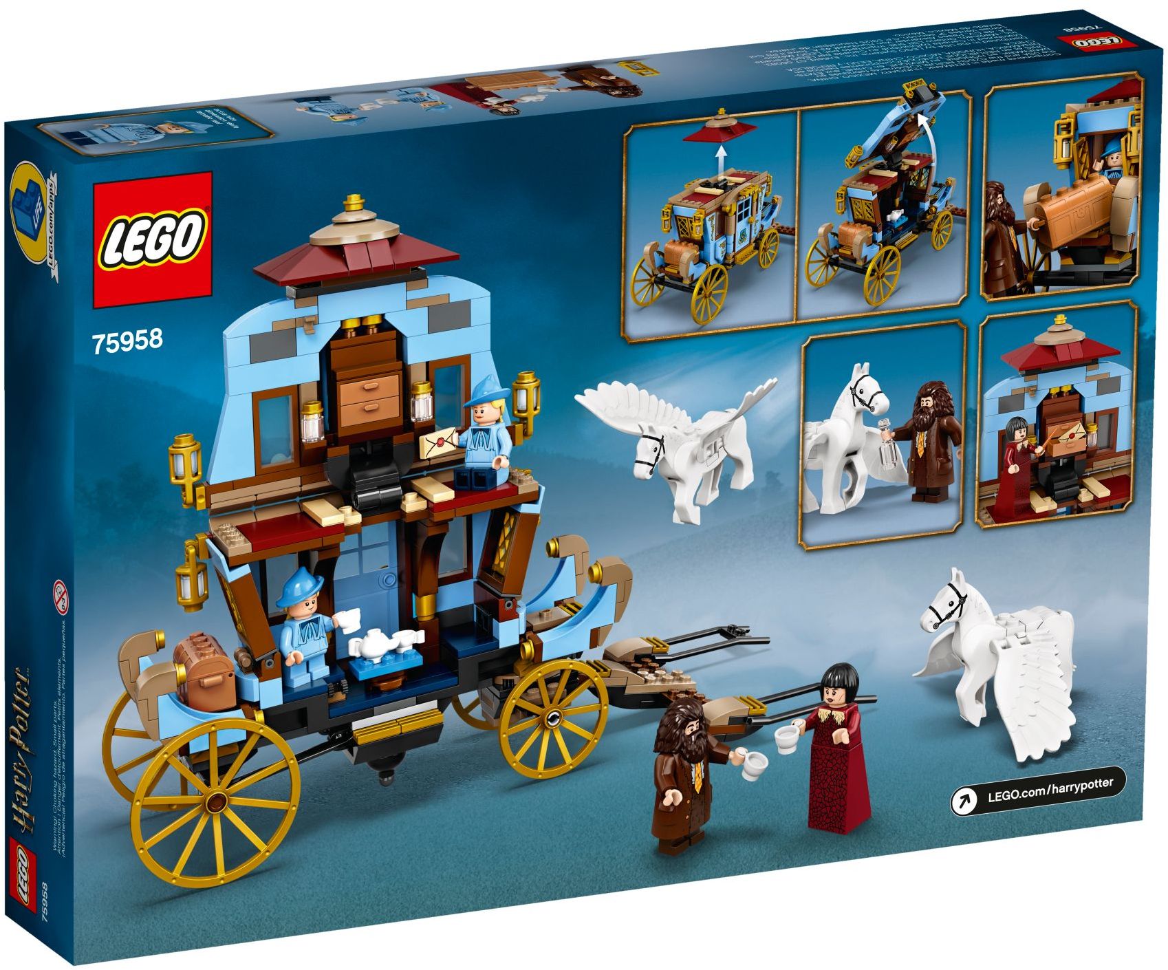 LEGO Harry Potter 75958 Kočár z Krásnohůlek: Příjezd do Bradavic
