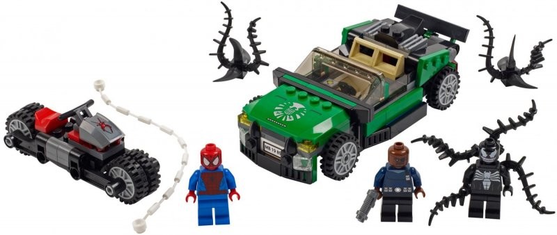 LEGO Super Heroes 76004 Spiderman: Honička na motorce