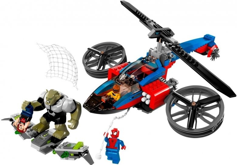 LEGO Super Heroes 76016 Pavoučí záchranný vrtulník