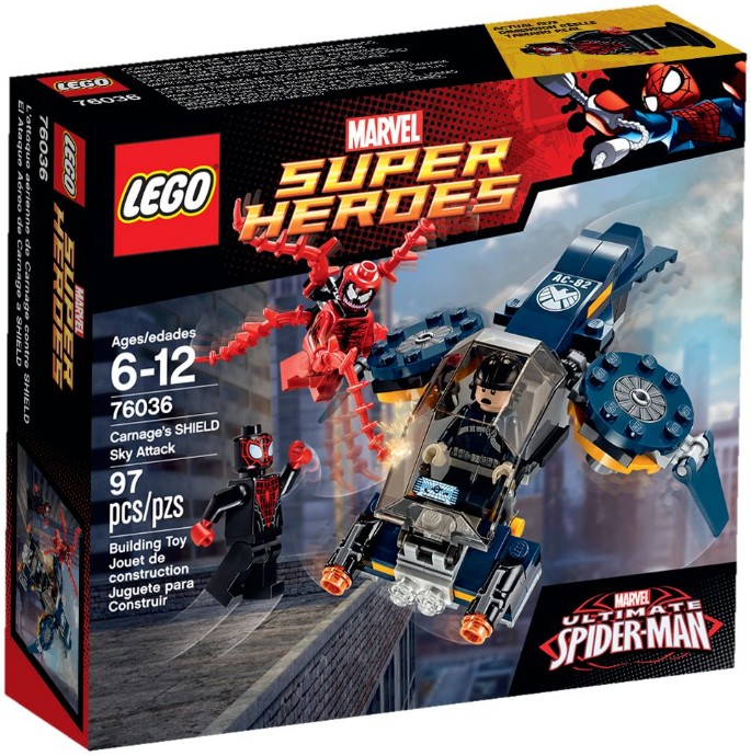 LEGO Super Heroes 76036 Carnagův vzdušný útok na SHIELD