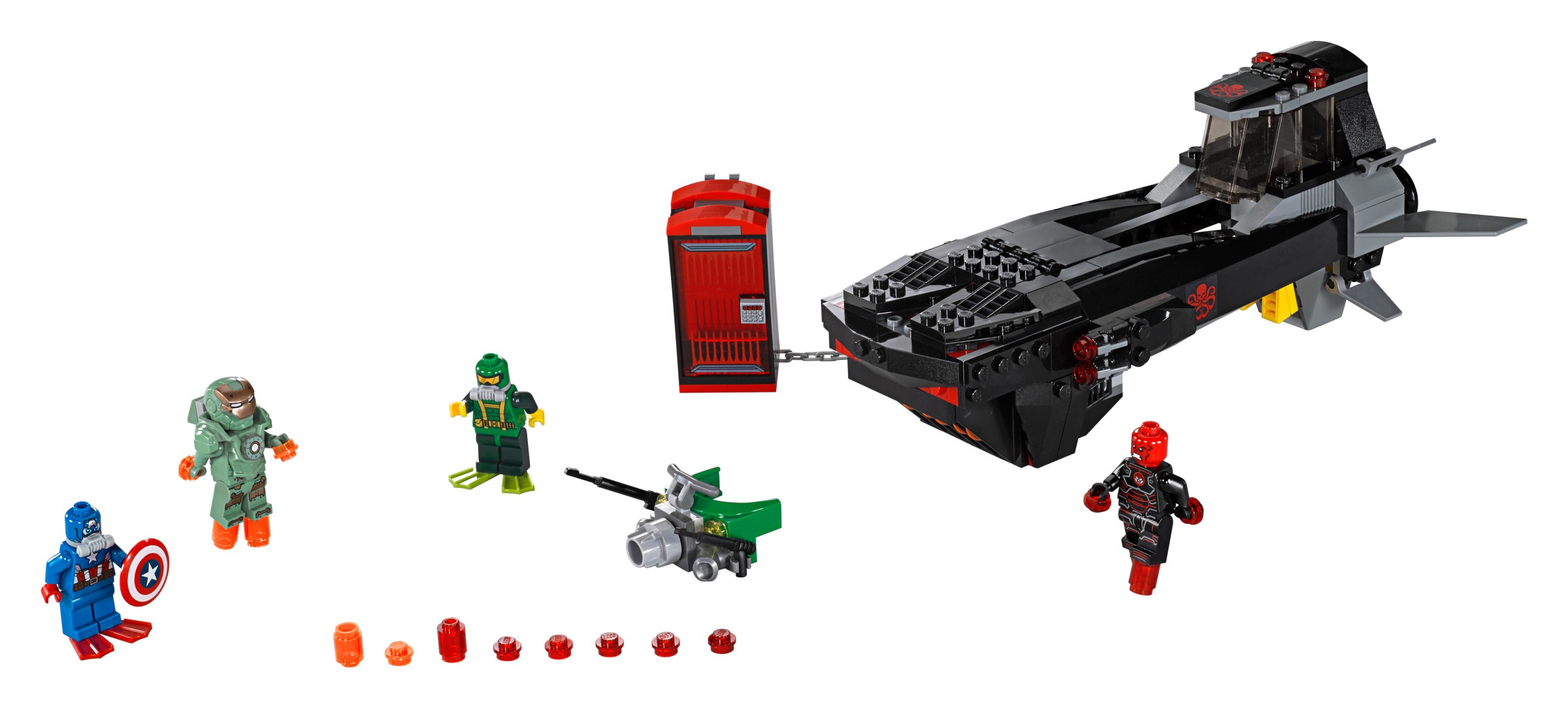 LEGO Super Heroes 76048 Útok s ponorkou Iron Skulla