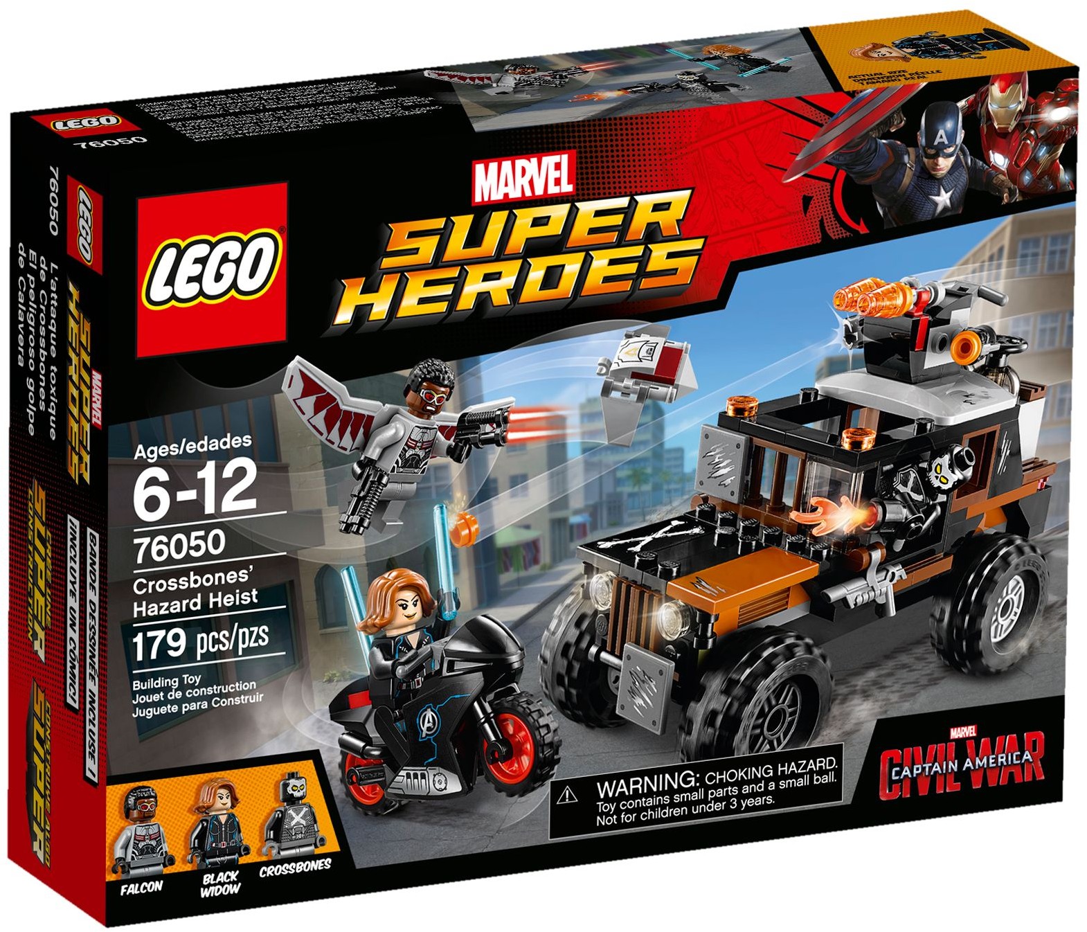 LEGO Super Heroes 76050 Nebezpečná krádež Crossbonese