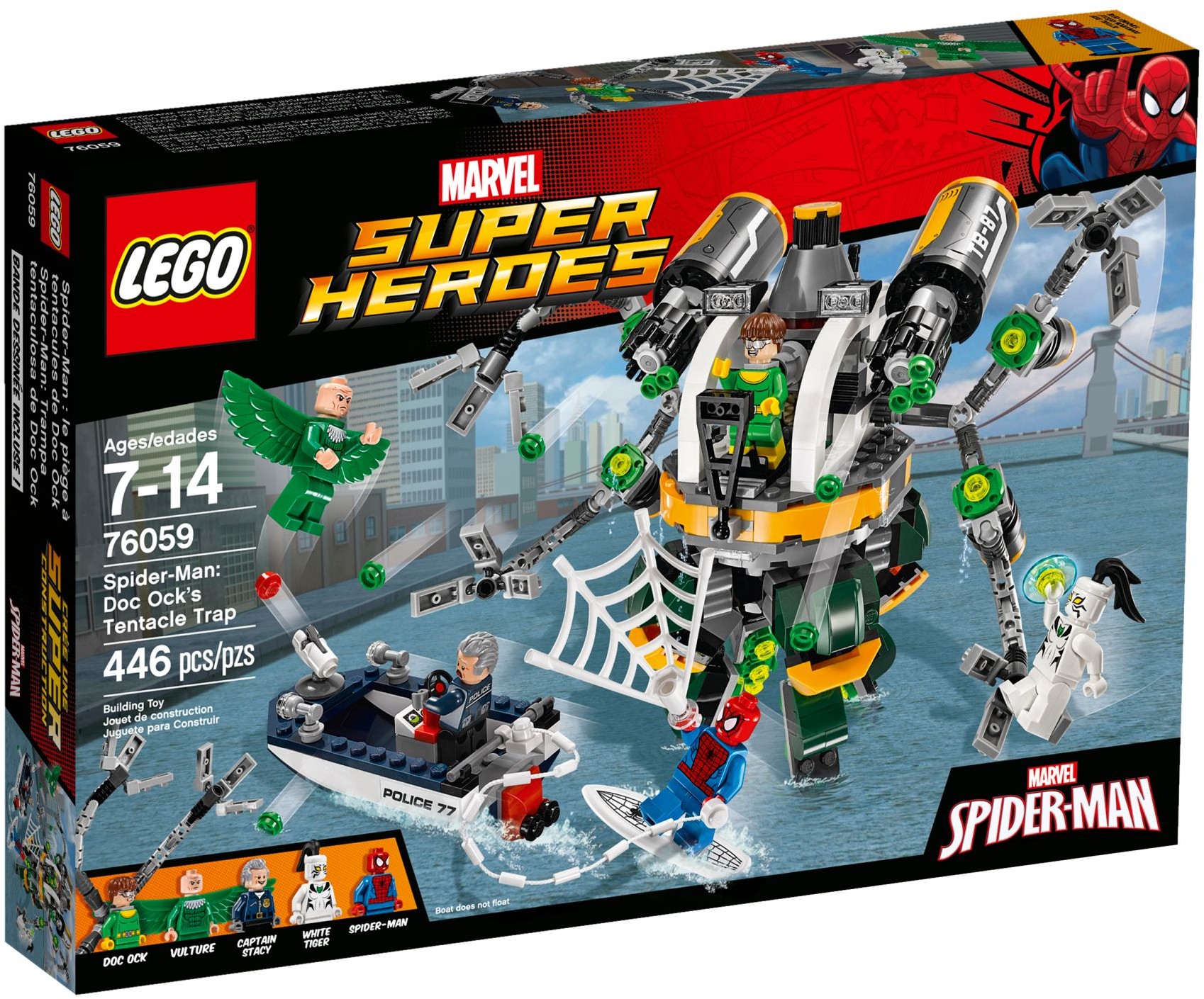 LEGO Super Heroes 76059 Spiderman: Past z chapadel doktora Ocka