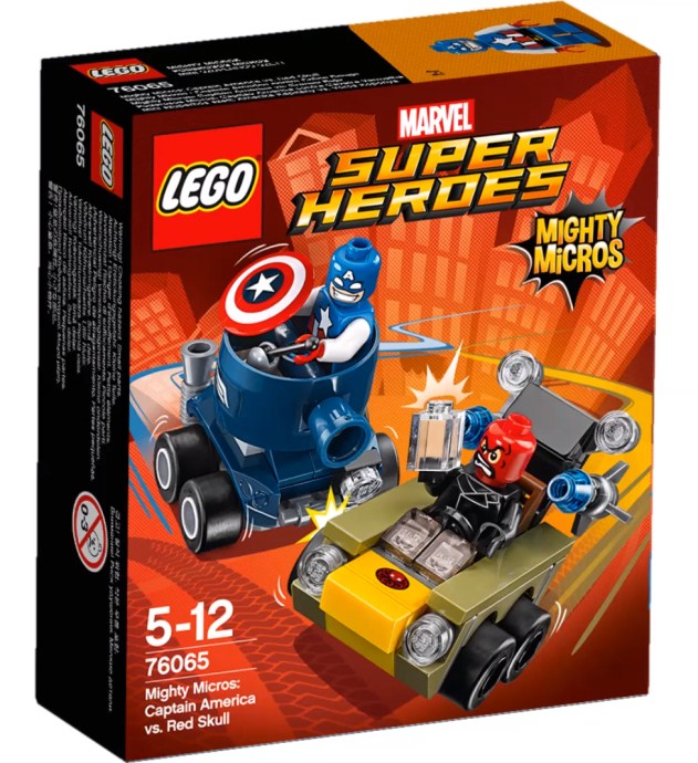 LEGO Super Heroes 76065 Mighty Micros: Kapitán America vs. Red Skull