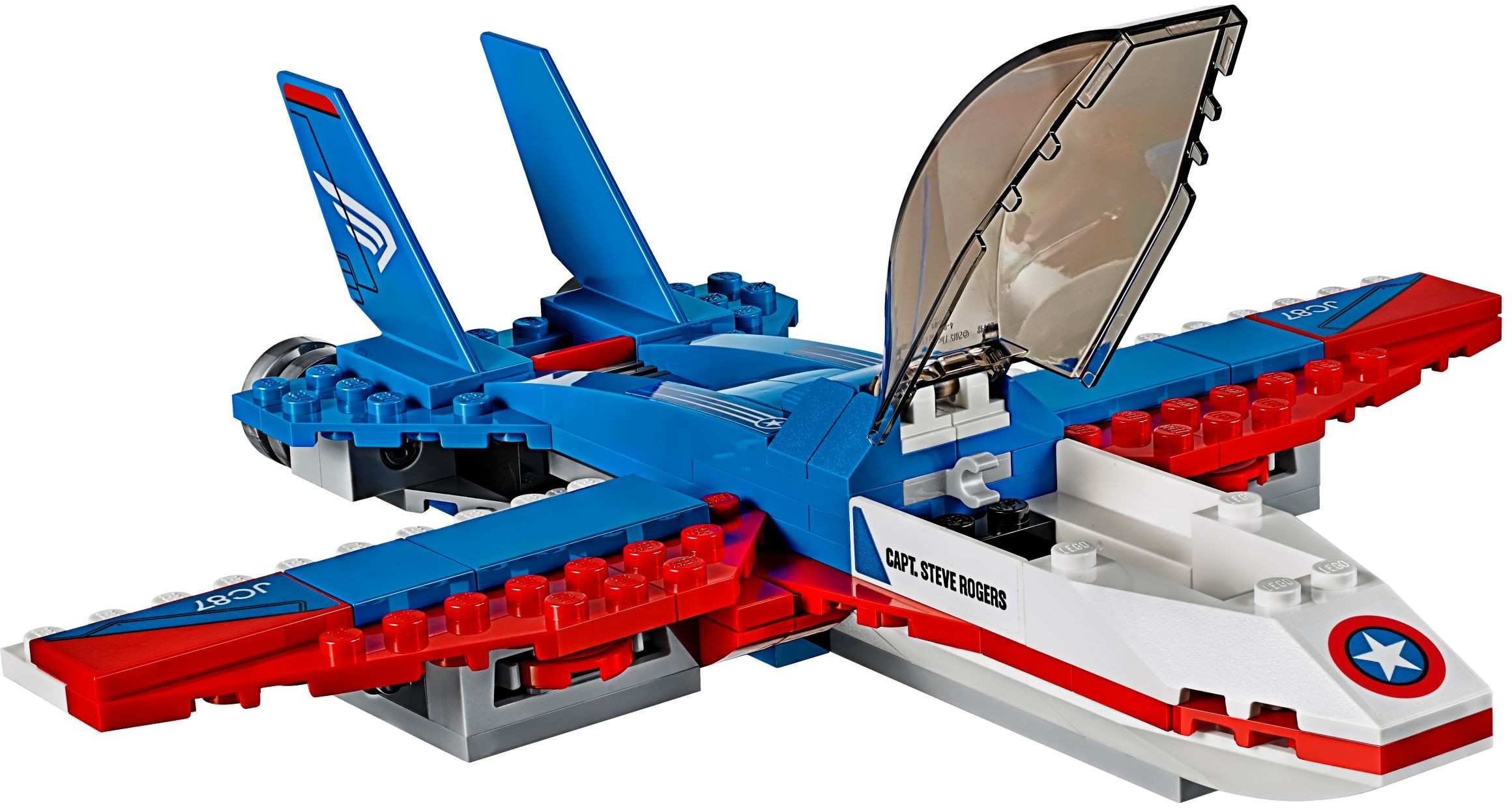 LEGO Super Heroes 76076 Kapitán America a honička ve stíhačce