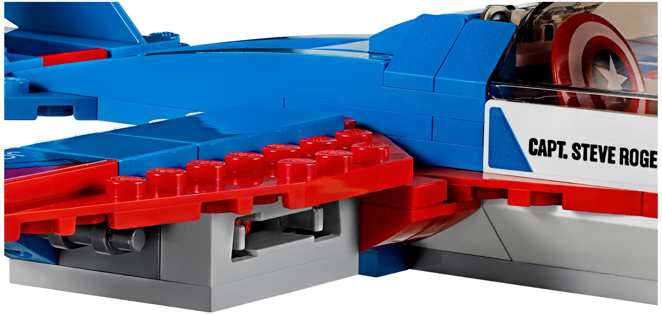 LEGO Super Heroes 76076 Kapitán America a honička ve stíhačce