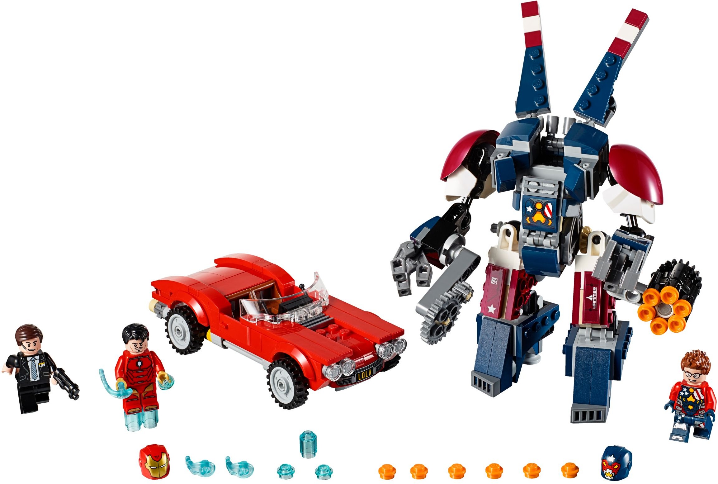 LEGO Super Heroes 76077 Iron Man: Robot z detroitských oceláren