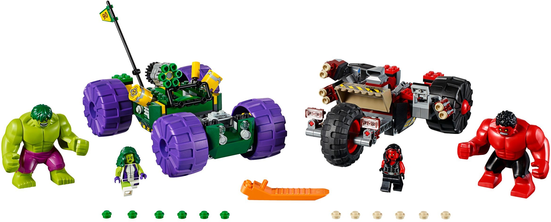 LEGO Super Heroes 76078 Hulk vs. Červený Hulk