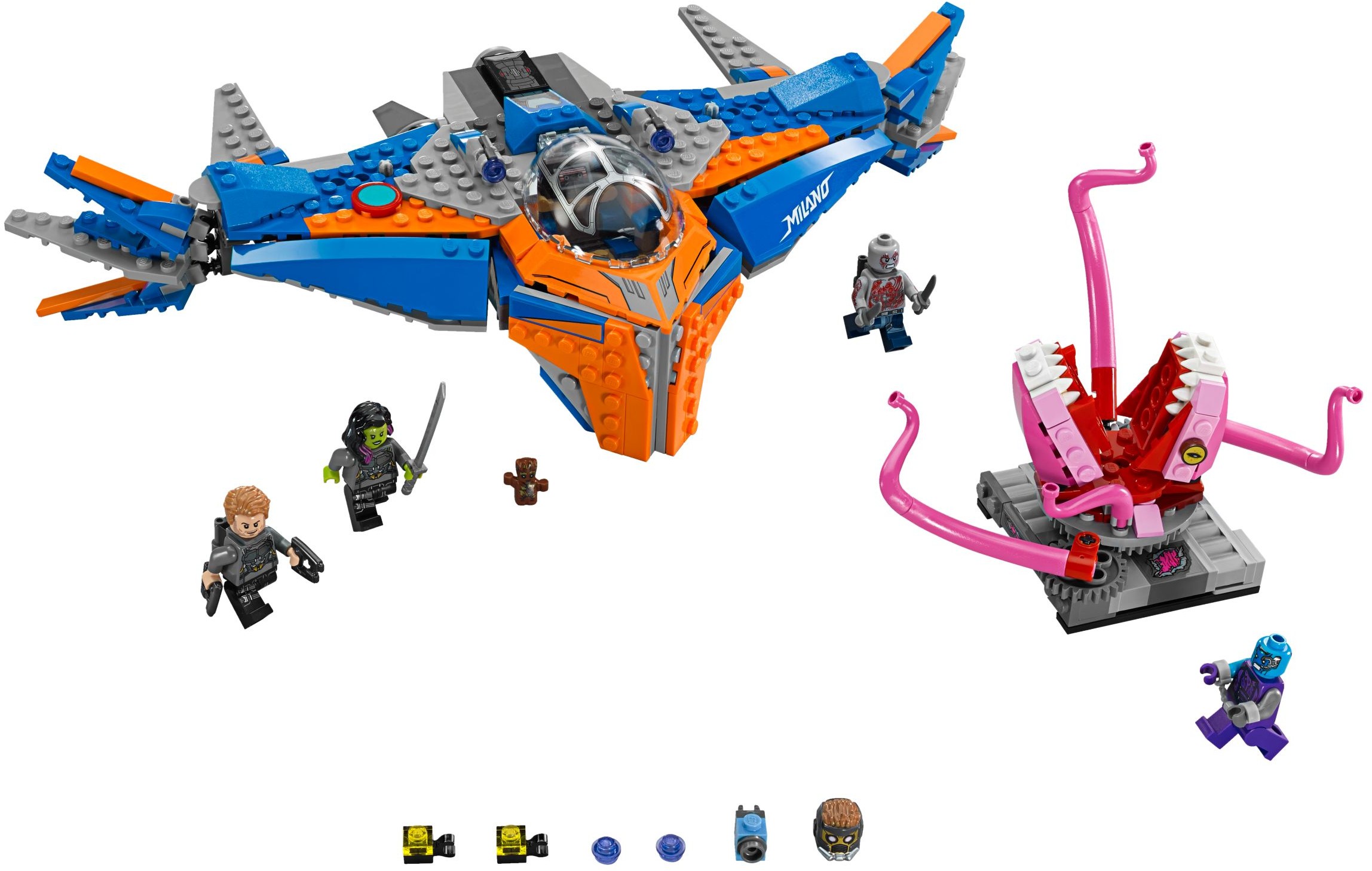 LEGO Super Heroes 76081 Vesmírná lod Milano vs. Abilisk