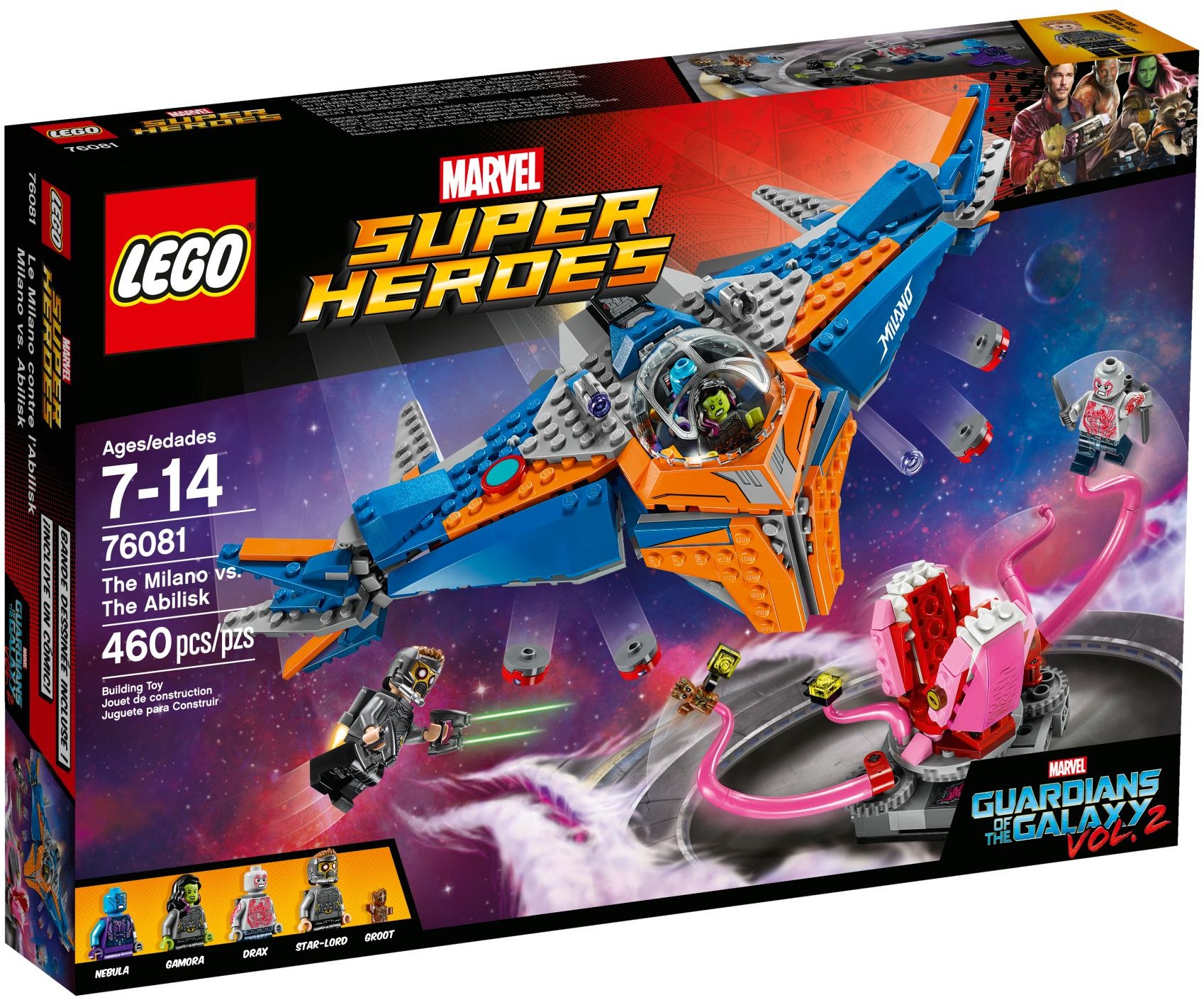 LEGO Super Heroes 76081 Vesmírná lod Milano vs. Abilisk