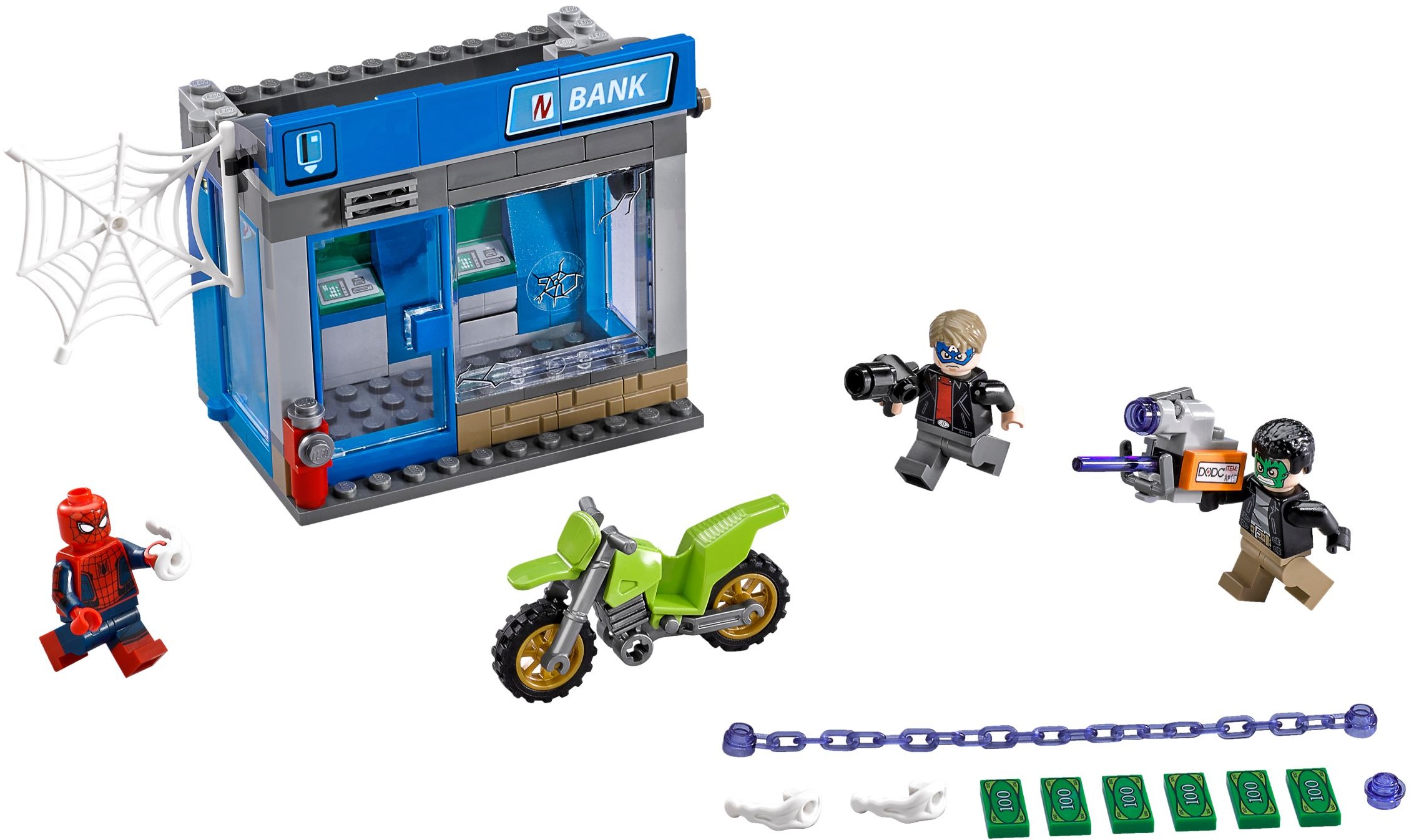 LEGO Super Heroes 76082 Krádež bankomatu