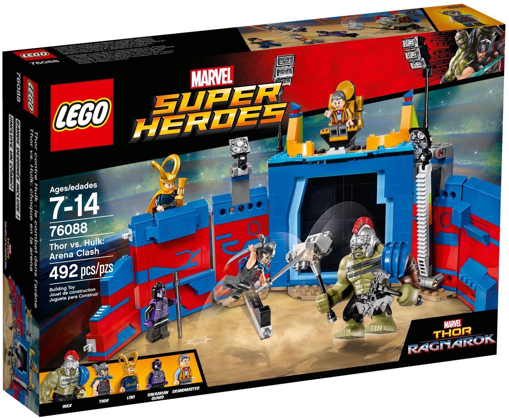 LEGO Super Heroes 76088 Thor vs. Hulk: Souboj v aréně
