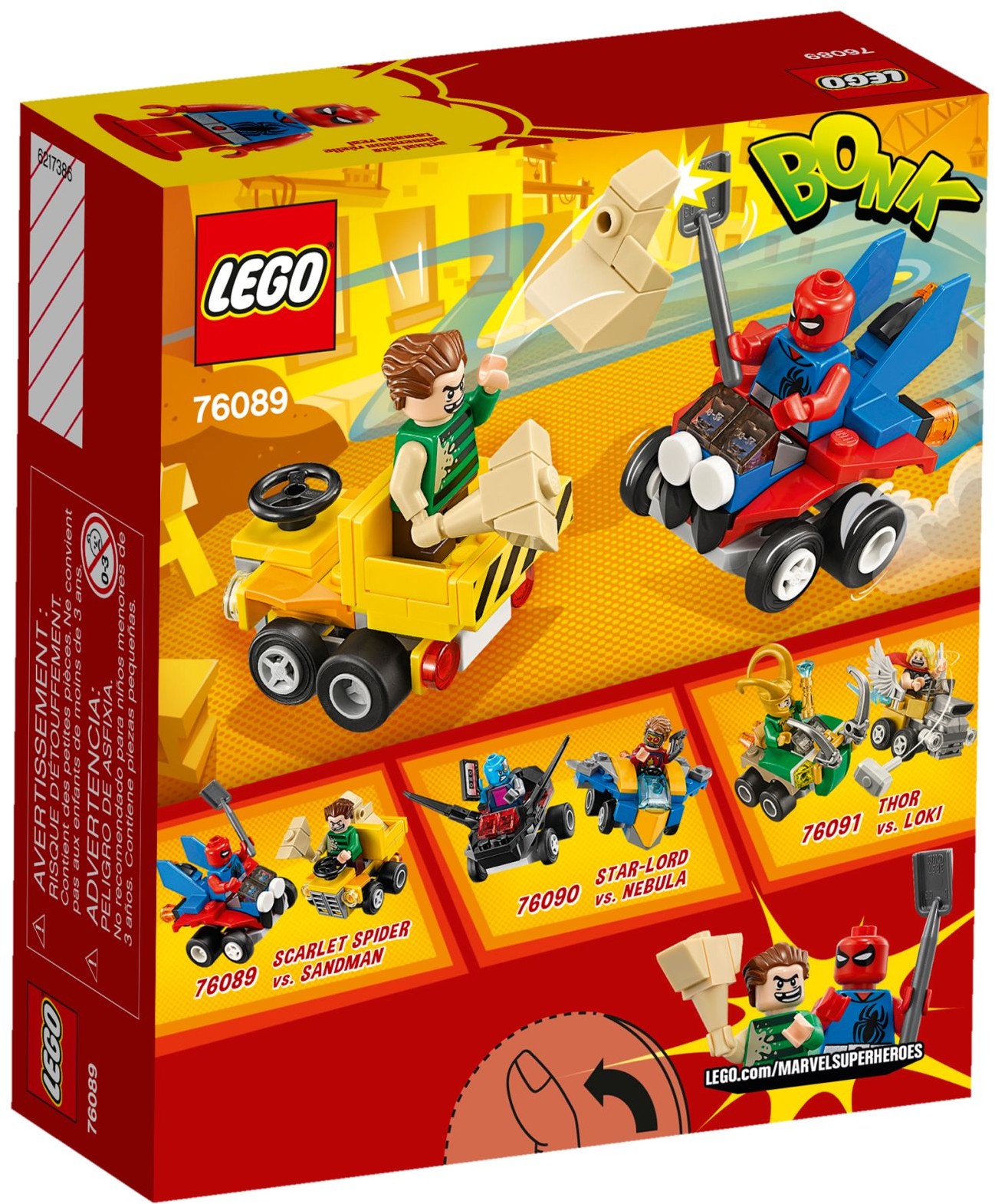 LEGO Super Heroes 76089 Mighty Micros: Scarlet Spider vs. Sandman