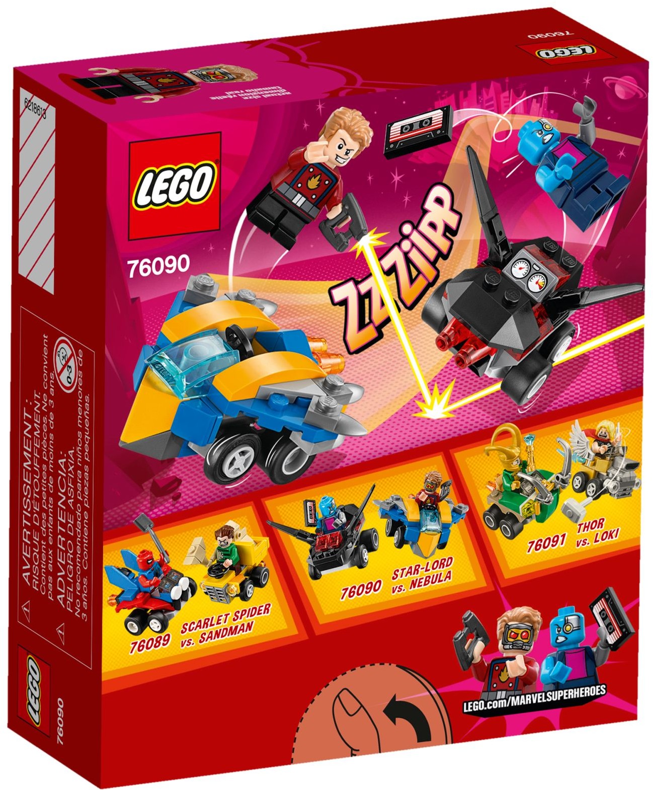 LEGO Super Heroes 76090 Mighty Micros: Star-Lord vs. Nebula