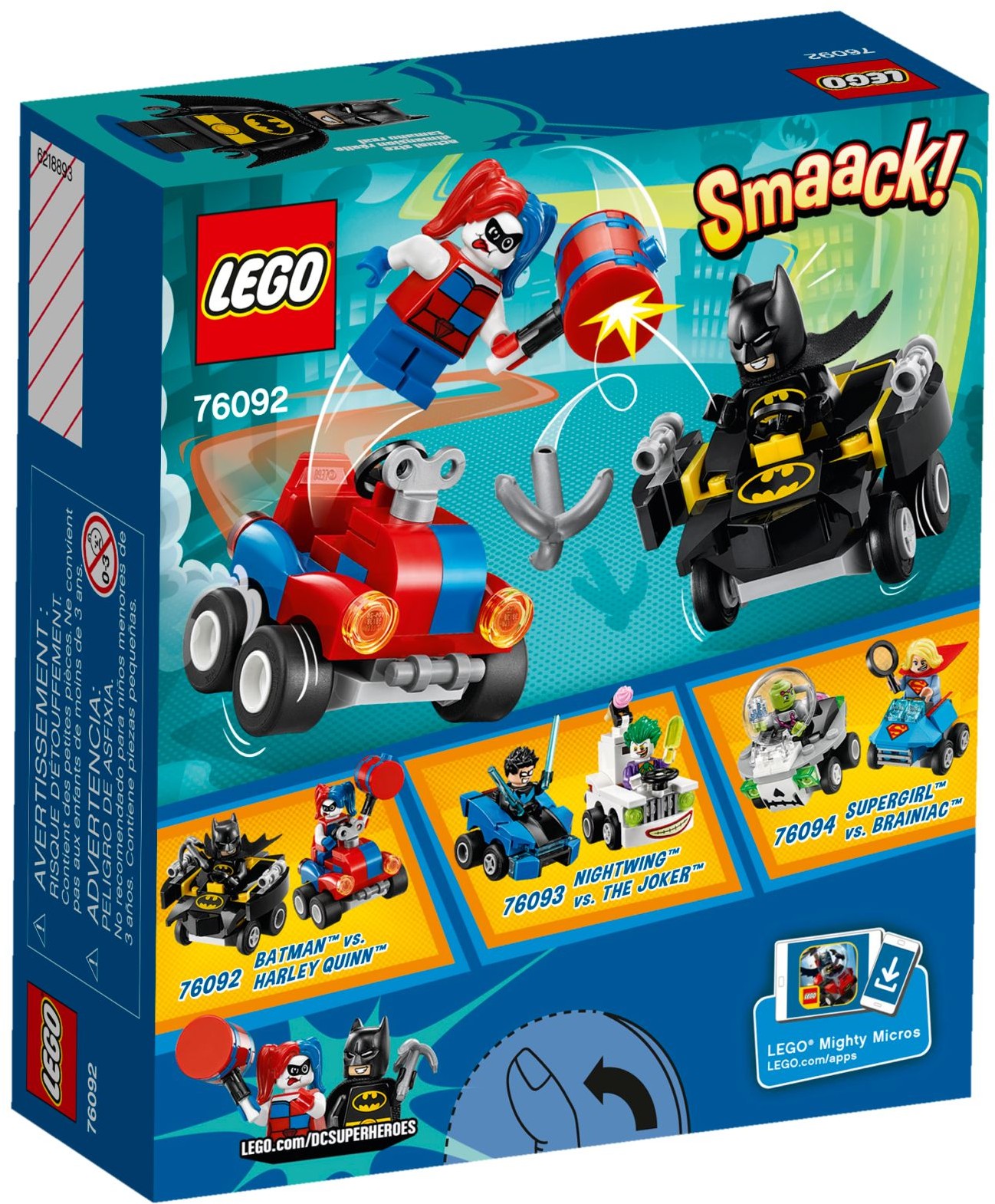 LEGO Super Heroes 76092 Mighty Micros: Batman vs. Harley Quinn