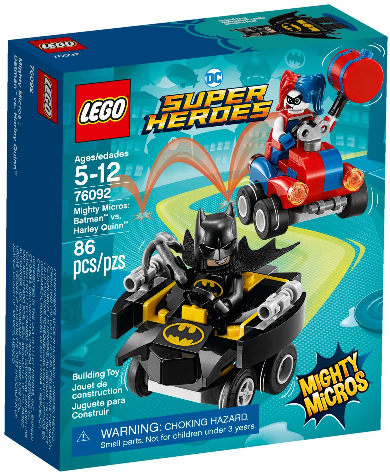 LEGO Super Heroes 76092 Mighty Micros: Batman vs. Harley Quinn