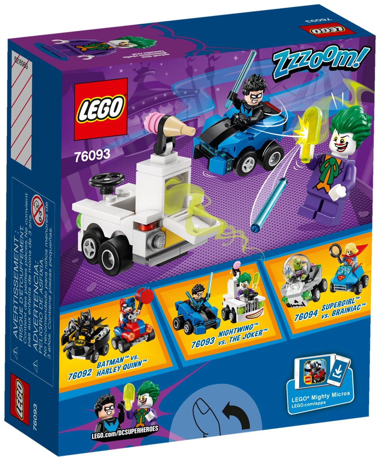 LEGO Super Heroes 76093 Mighty Micros: Nightwing vs. Joker