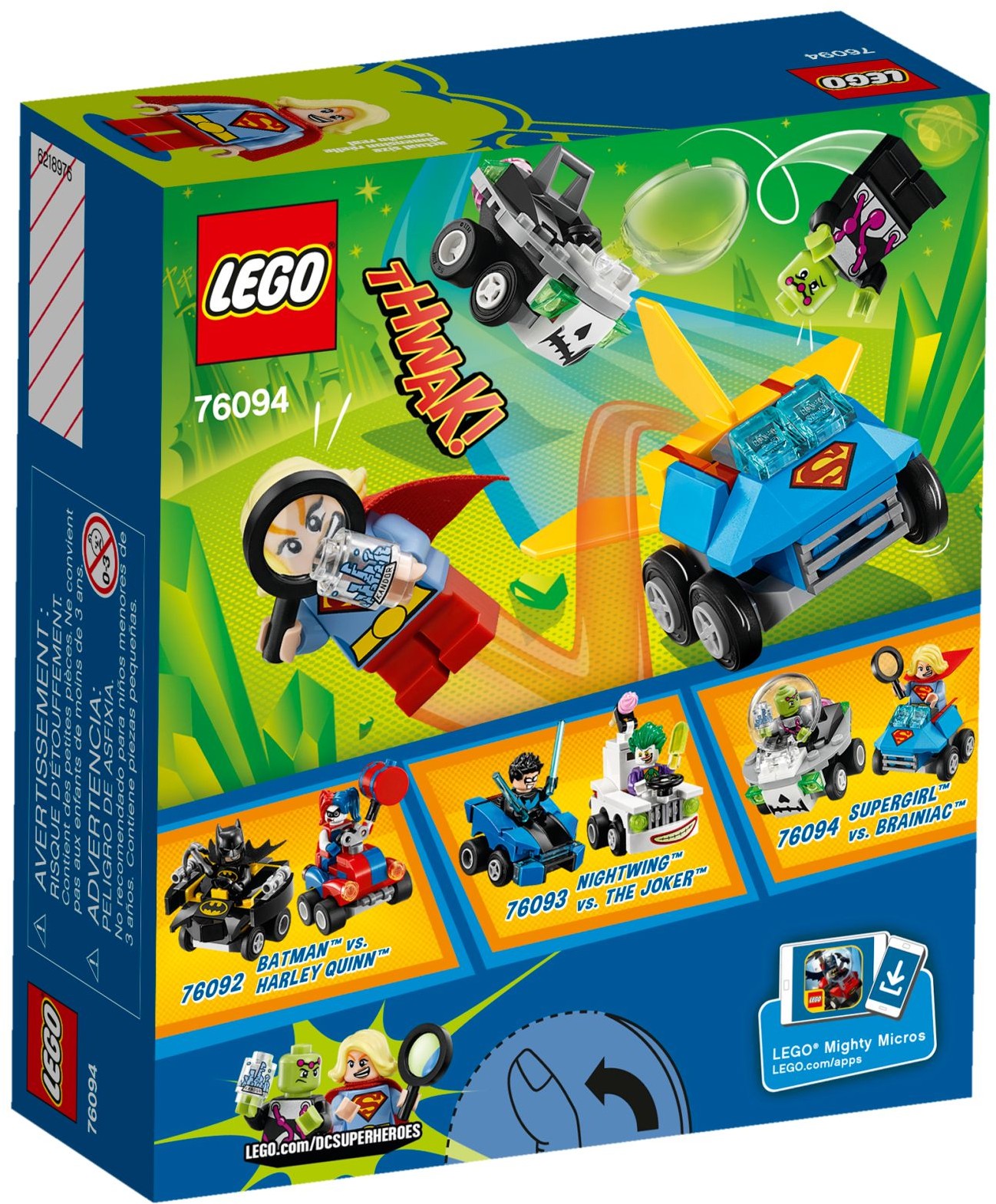 LEGO Super Heroes 76094 Mighty Micros: Supergirl vs. Brainiac