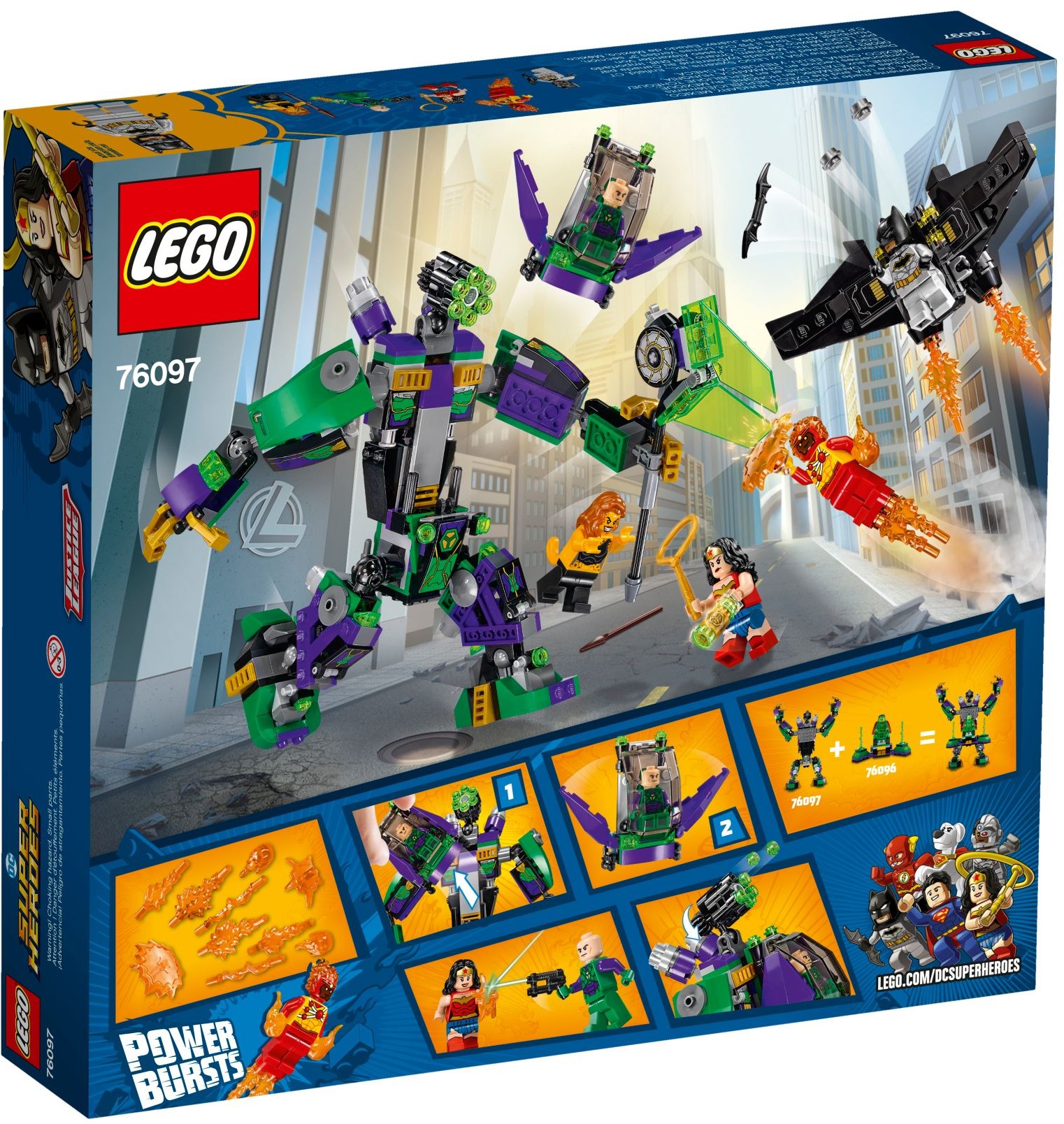 LEGO Super Heroes 76097 Lex Luthor a zničení robota
