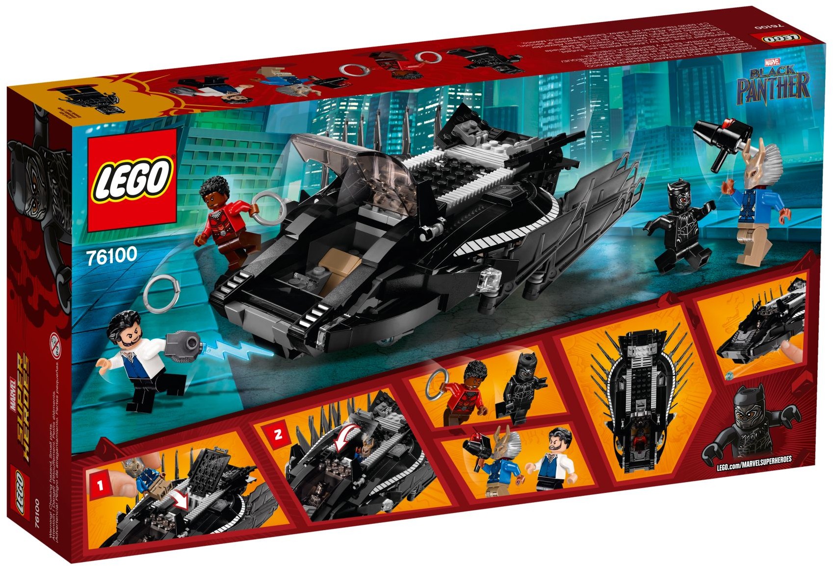 LEGO Super Heroes 76100 Útok stíhačky Černého pantera