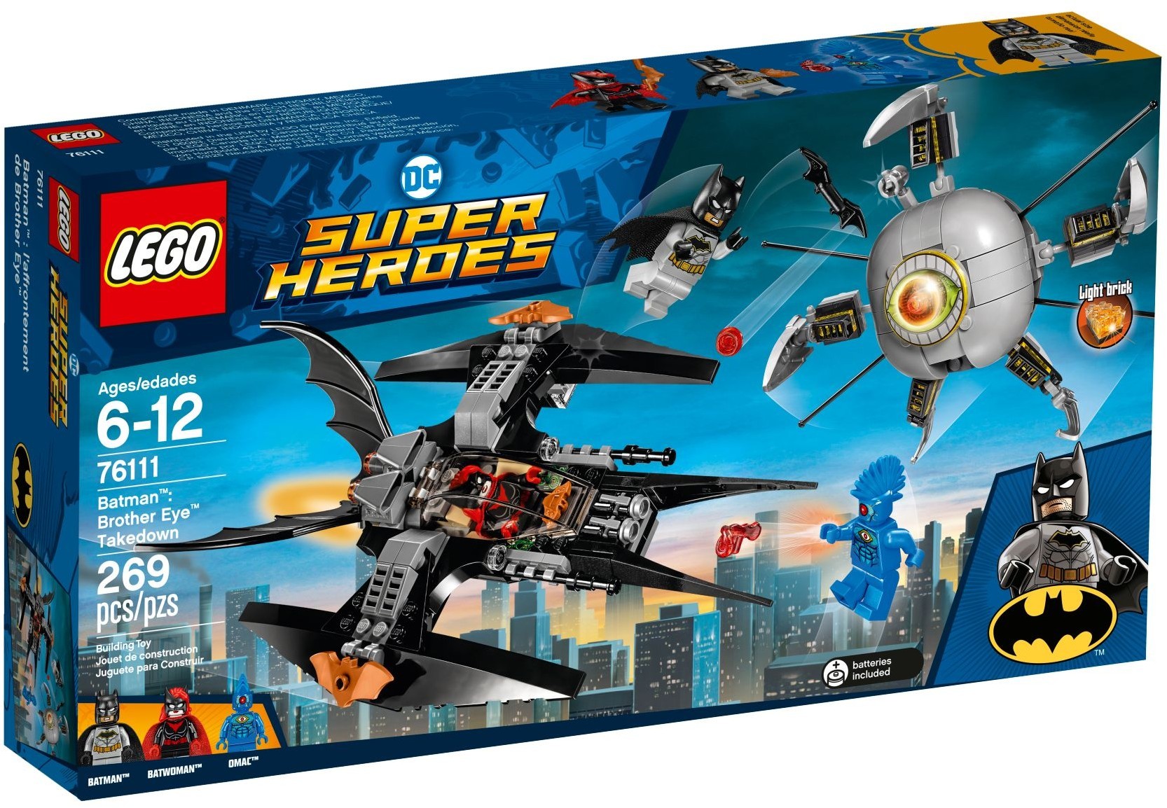 LEGO Super Heroes 76111 Batman™: Zničení Brother Eye™