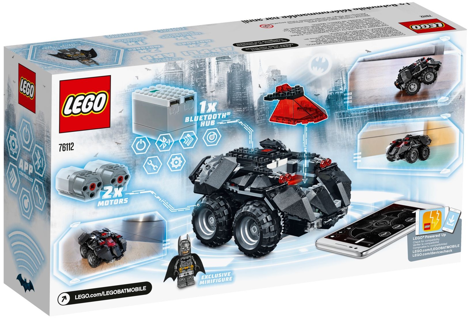 LEGO Super Heroes 76112 Batmobil ovládaný aplikací