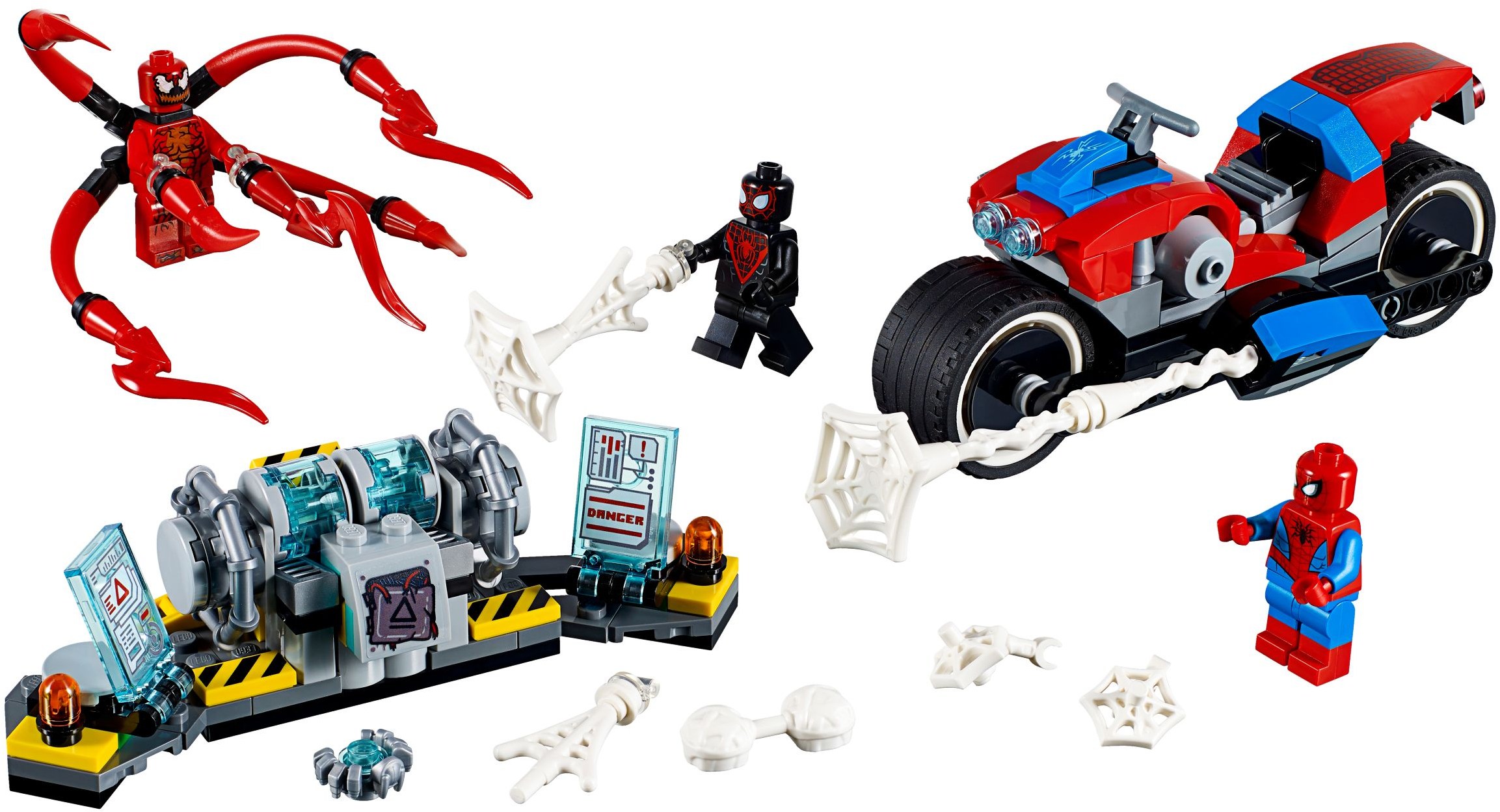 LEGO Super Heroes 76113 Spider-Man a záchrana na motorce