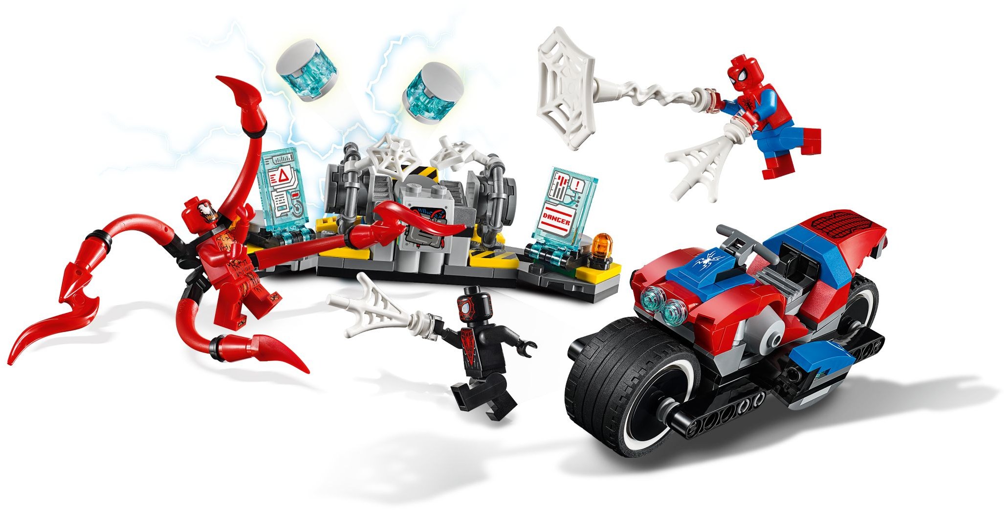 LEGO Super Heroes 76113 Spider-Man a záchrana na motorce