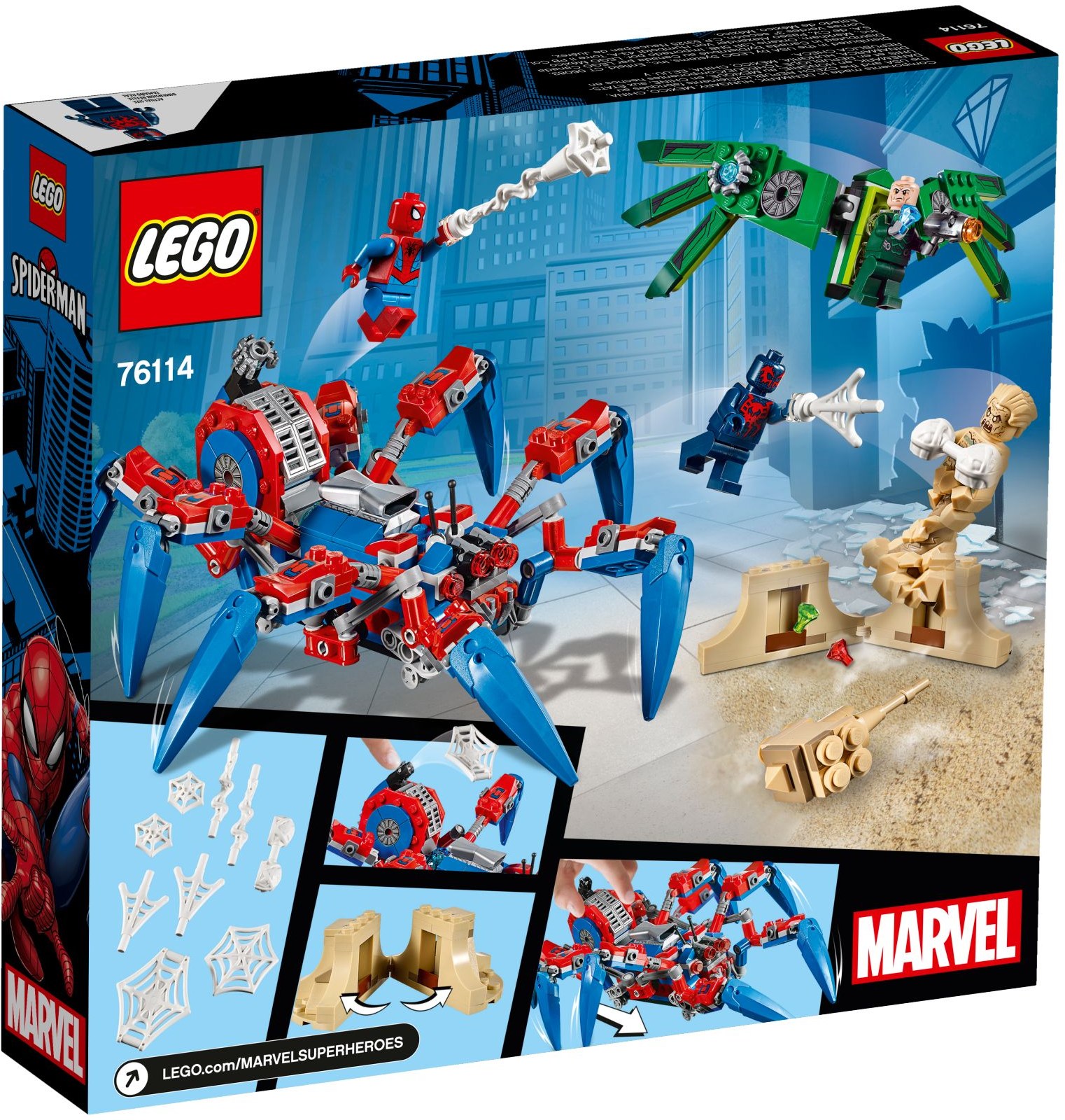 LEGO Super Heroes 76114 Spider-Manův pavoukolez